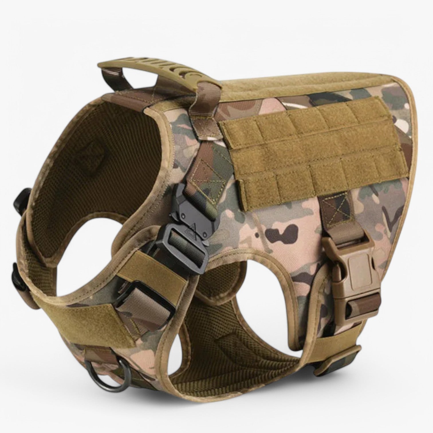 Bernado | Imbracatura tattica per cani - Attrezzatura da addestramento sicura e confortevole - Imbracatura Camouflage - dog DOG SUPPLIES - Concept Palermo