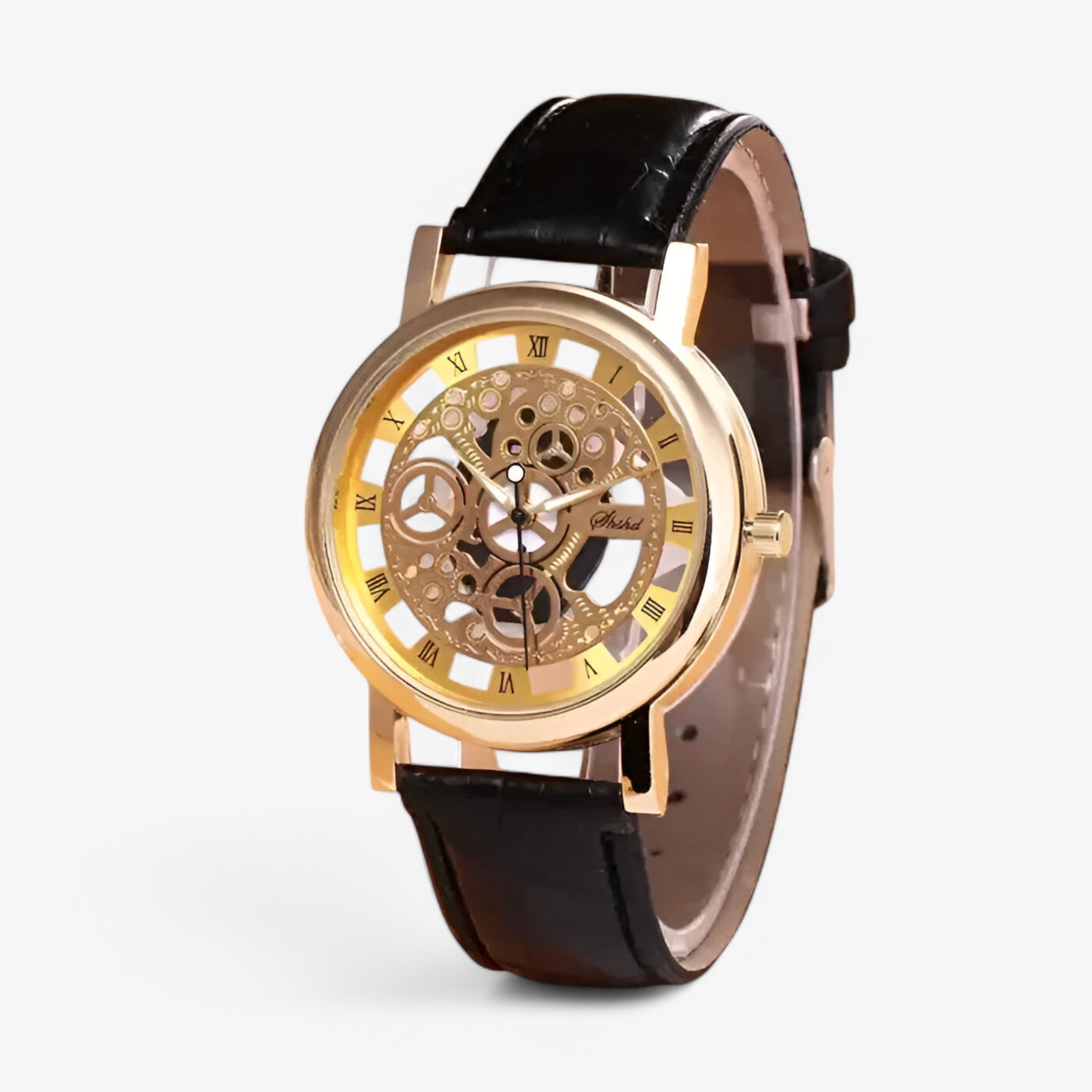 Oliver | Orologio al quarzo con cinturino in pelle e quadrante romano - oro nero - - Concept Palermo