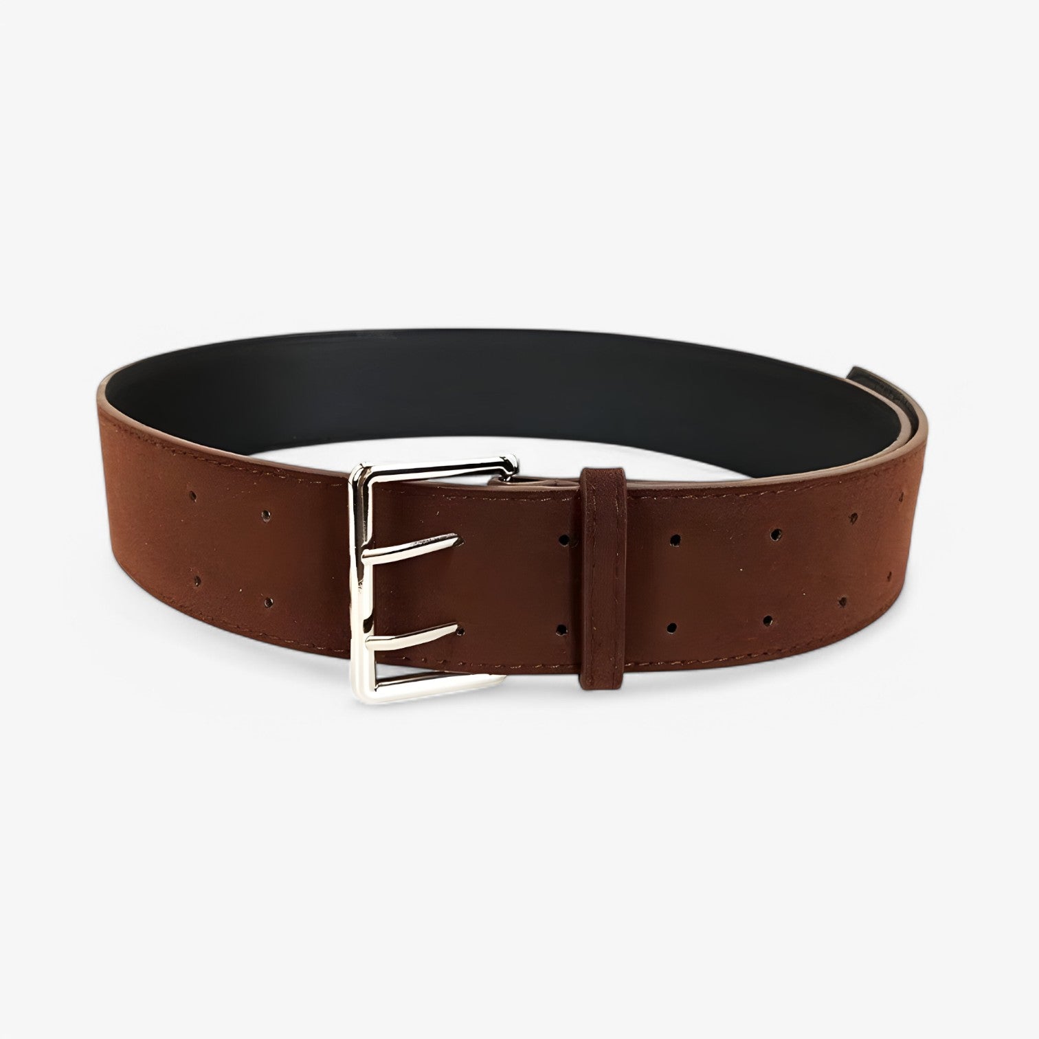 Rachel| Cintura Larga in Seta di Camoscio con Fibbia Argento - - belts waist belt for women women belt round Womens belt - Concept Palermo
