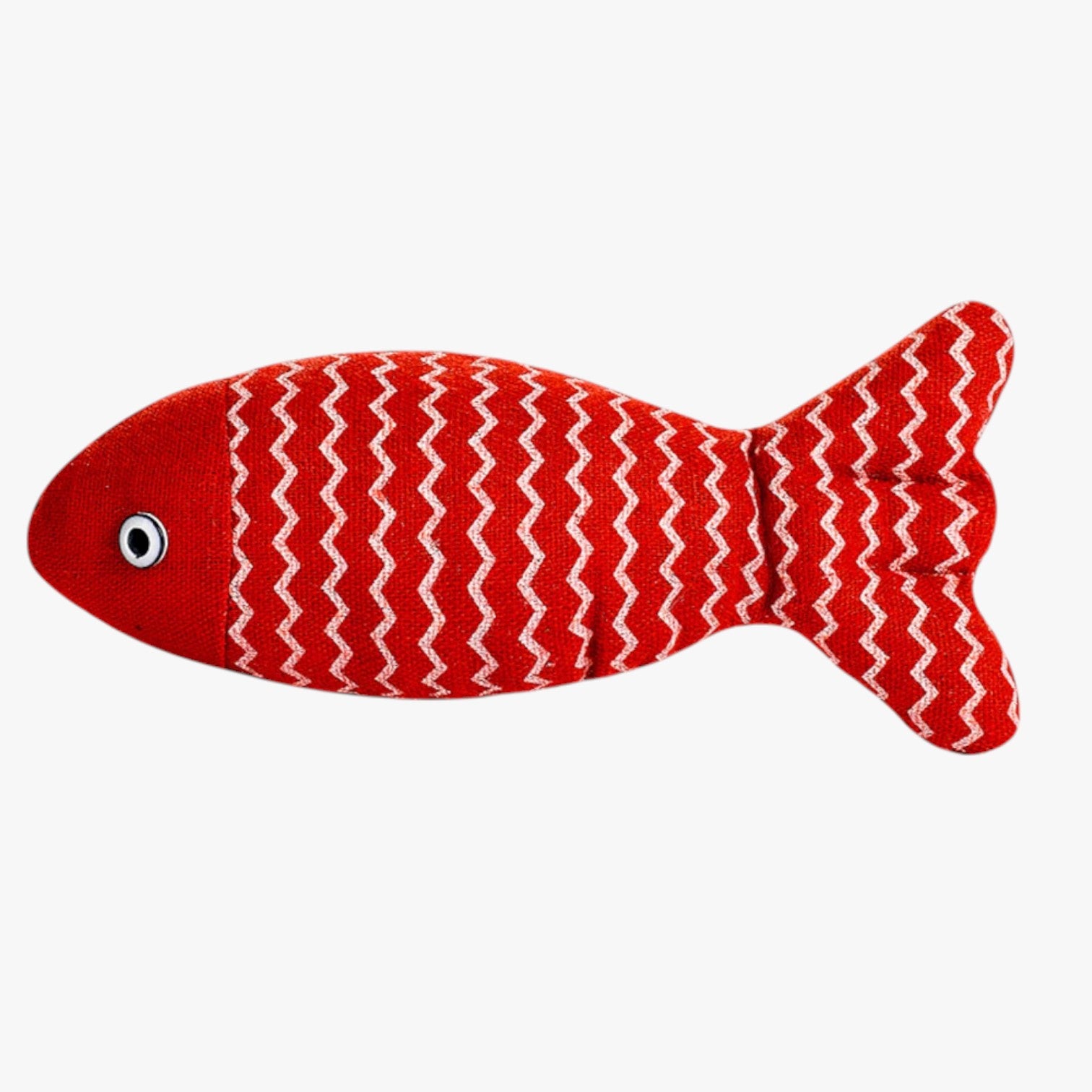 Sunny | Pesce Giocattolo in Canapa con Valeriana per Gatti - Rosso - pet pet toys petproduct - Concept Palermo