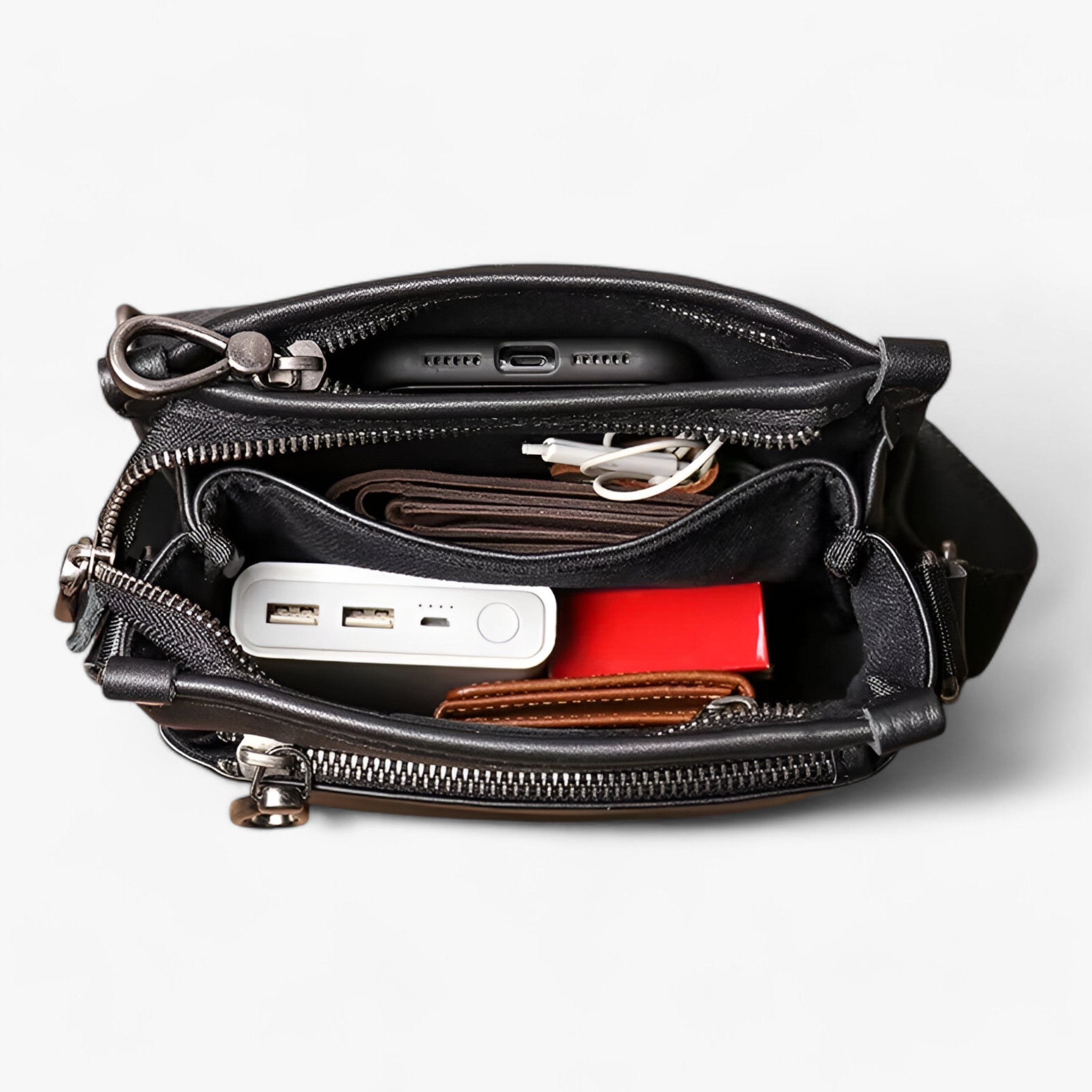 Nathan | Borsa a spalla - Modello in pelle versatile - - - Concept Palermo