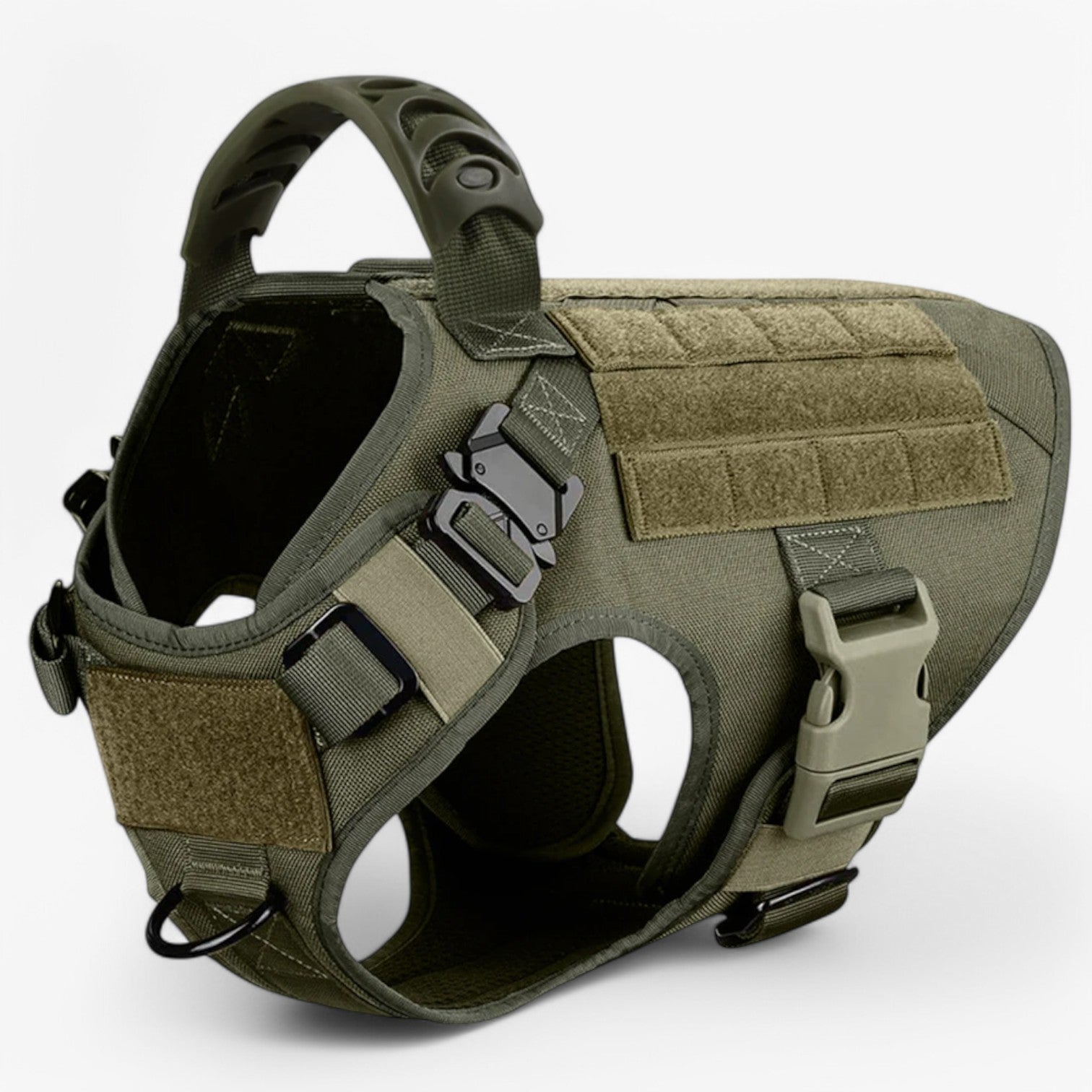 Bernado | Imbracatura tattica per cani - Attrezzatura da addestramento sicura e confortevole - Imbracatura Verde - dog DOG SUPPLIES - Concept Palermo