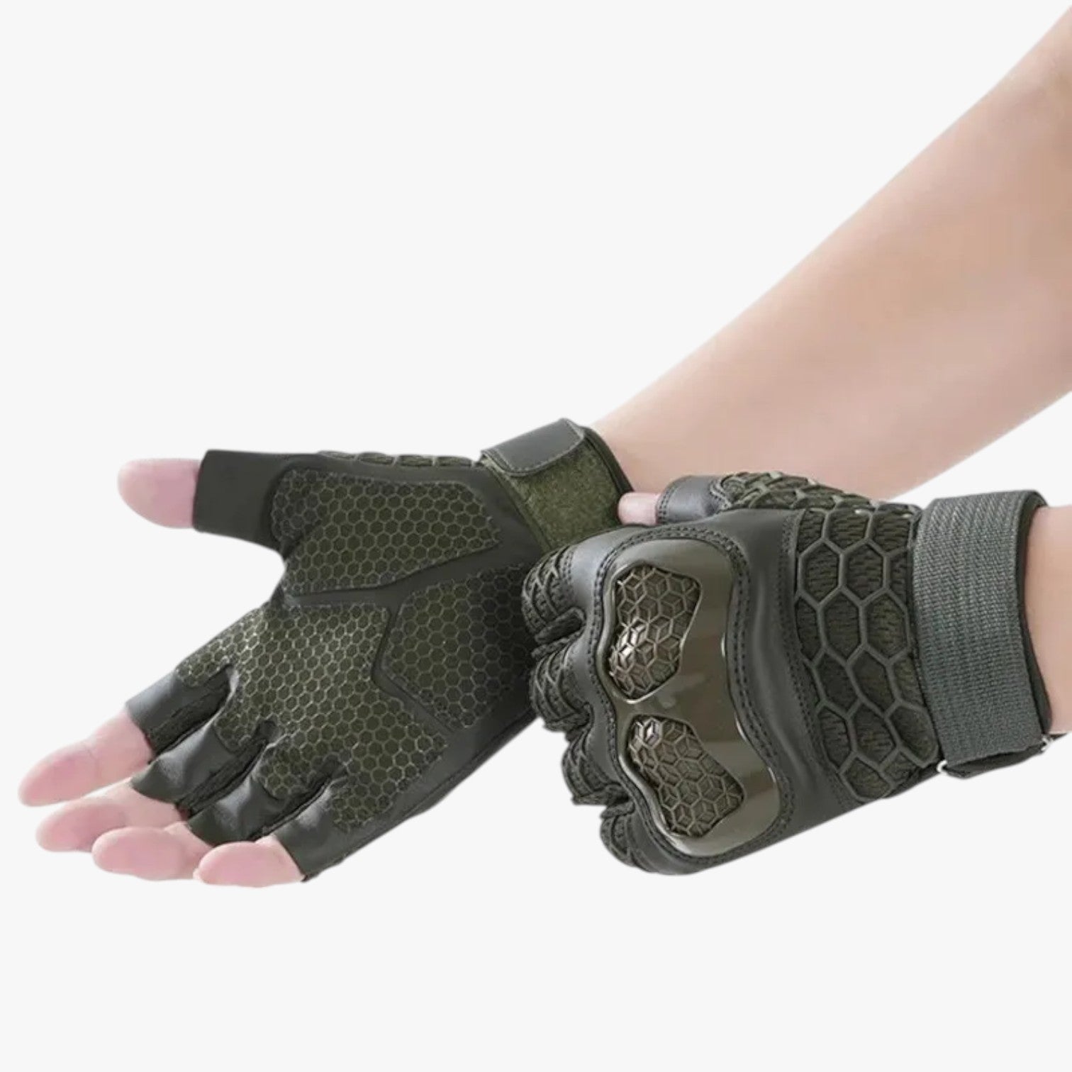 Zayne | Guanti tattici mezze dita anti-scivolo e resistenti - - gloves gloves for men mens gloves - Concept Palermo