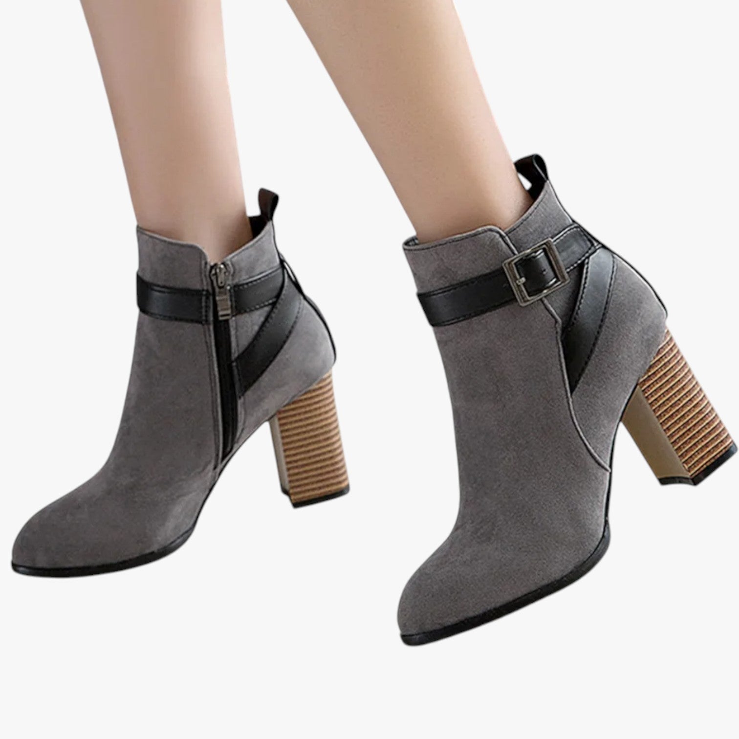 Eberta | Stivali alti da donna con fibbia – Eleganza e comodità per l'autunno/inverno - - BOOTS Boots & Shoes womens boots - Concept Palermo