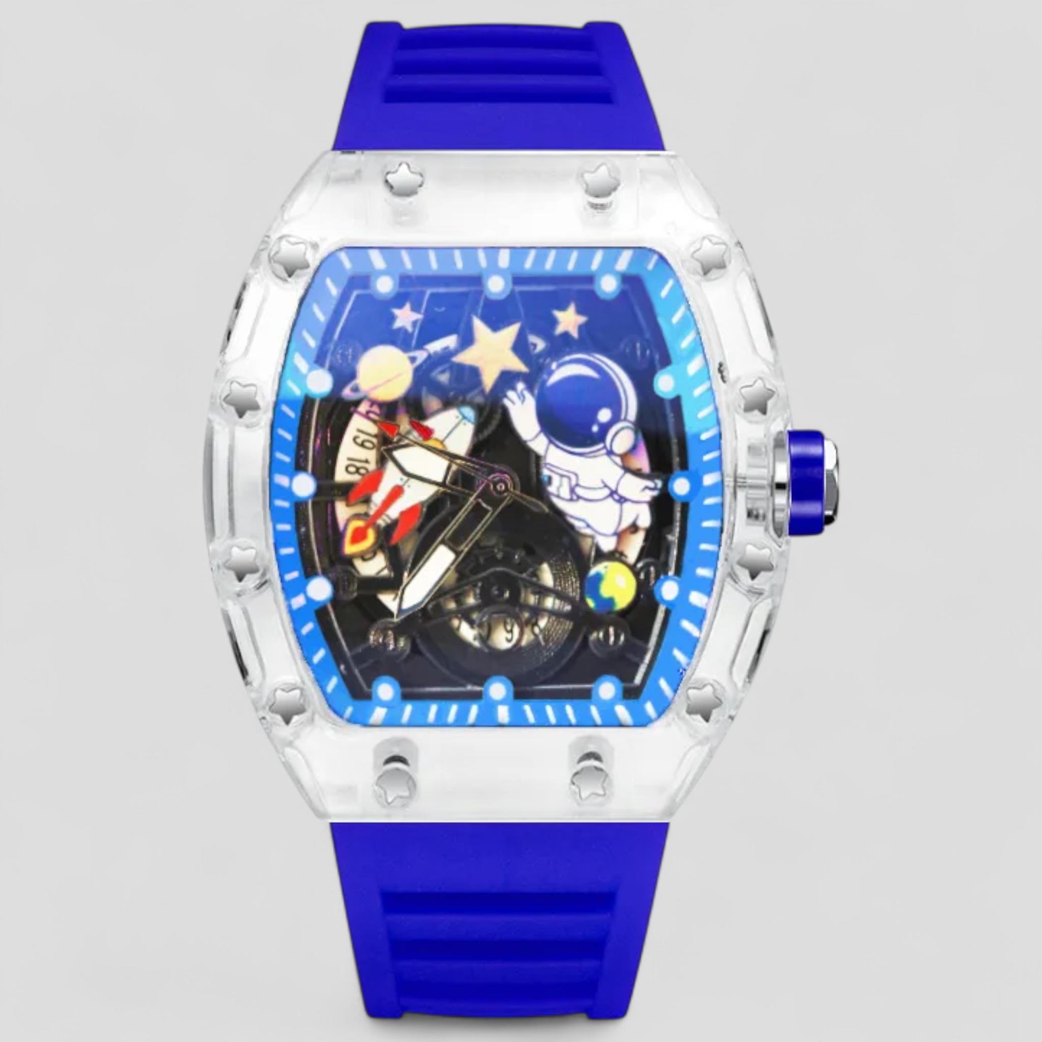 Kian | Orologio Meccanico Estivo Personalizzato - Blu reale - watch for men watch for women WATCHES FOR MEN - Concept Palermo
