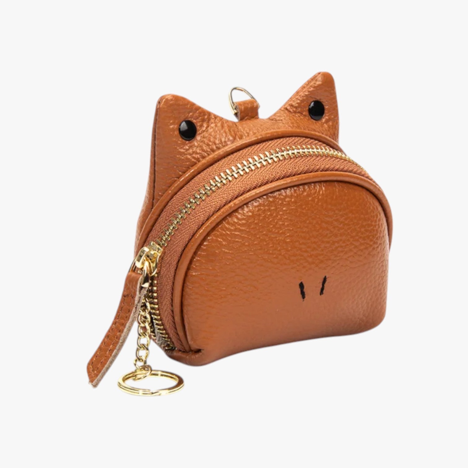 Reign | Grazioso portafoglio in pelle con cerniera, tasche per monete e carte - Marrone Giallo - wallet wallets womens wallet - Concept Palermo