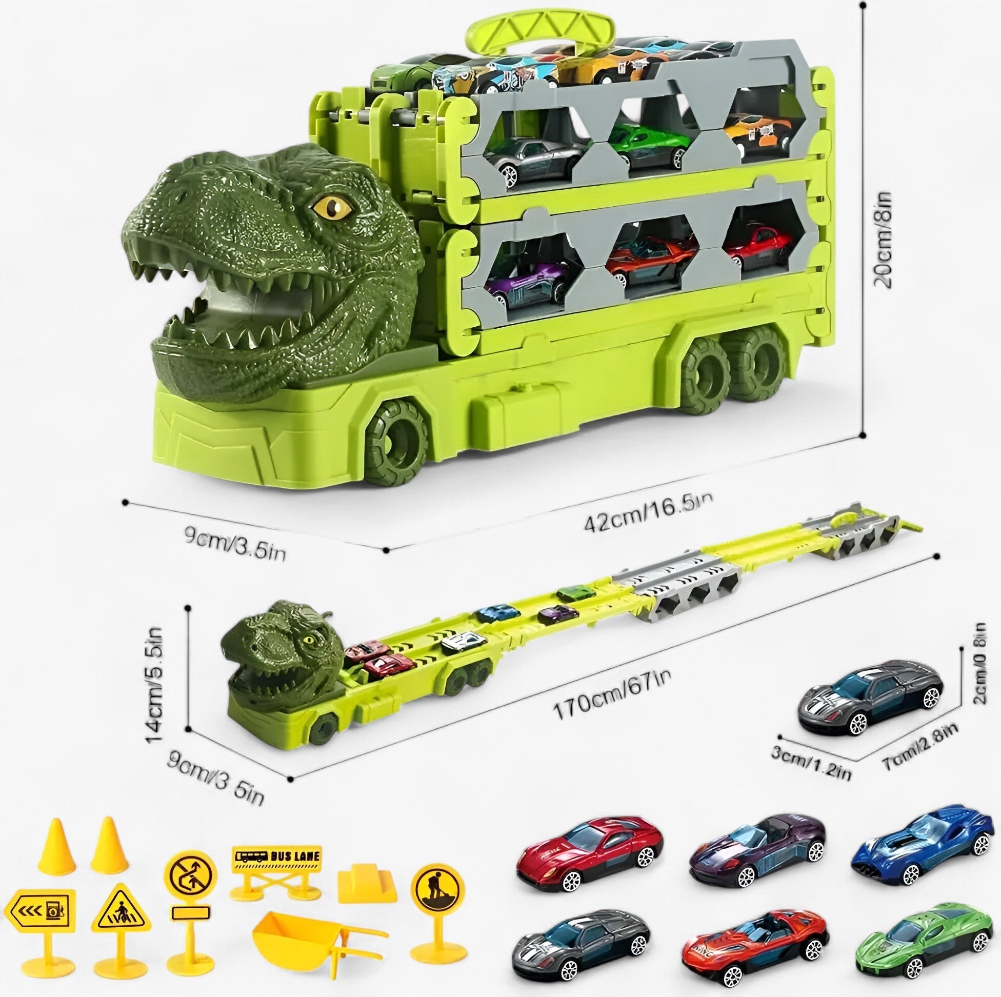 Camion da corsa dei dinosauri Rex - Divertimento senza fine - - Christmas gift gift kids toys toys toys & gifts - Concept Palermo