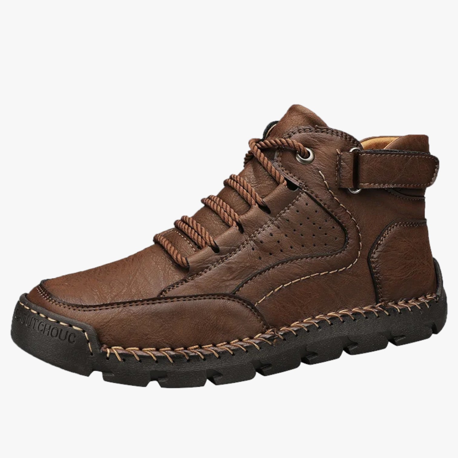Felix | Scarpe Outdoor Uomo Premium Invernali & Impermeabili, Suola Artigianale per Pesca, Trekking e Avventura - Marrone Scuro - Boots & Shoes Men's Shoes shoes shoes for men - Concept Palermo