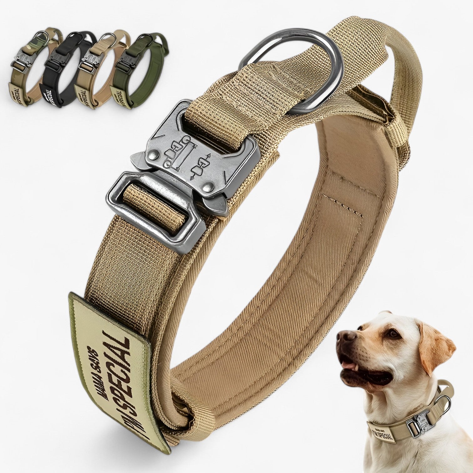 Brodie| Collare tattico per cani con manico per addestramento - - Dog Collar DOG SUPPLIES - Concept Palermo