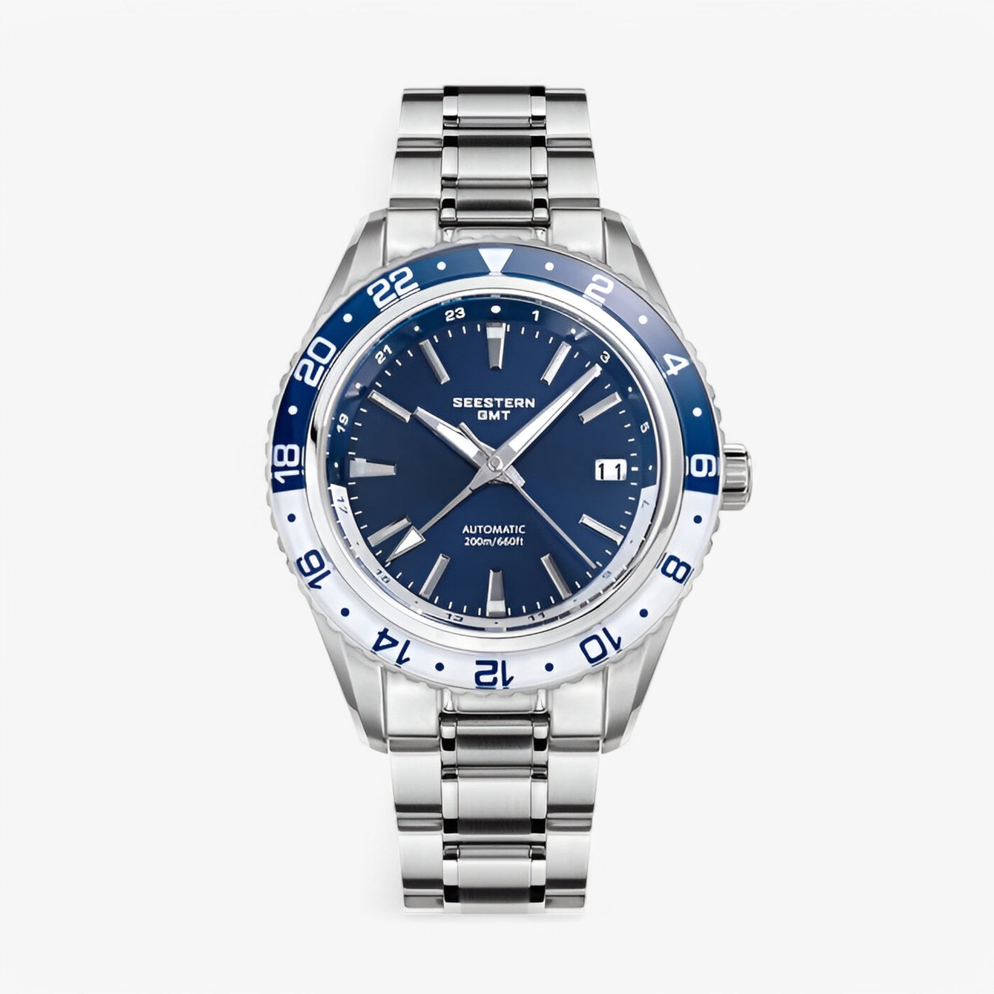 Ethan | Orologio GMT Automatico da Ufficio - Blu scuro - - Concept Palermo