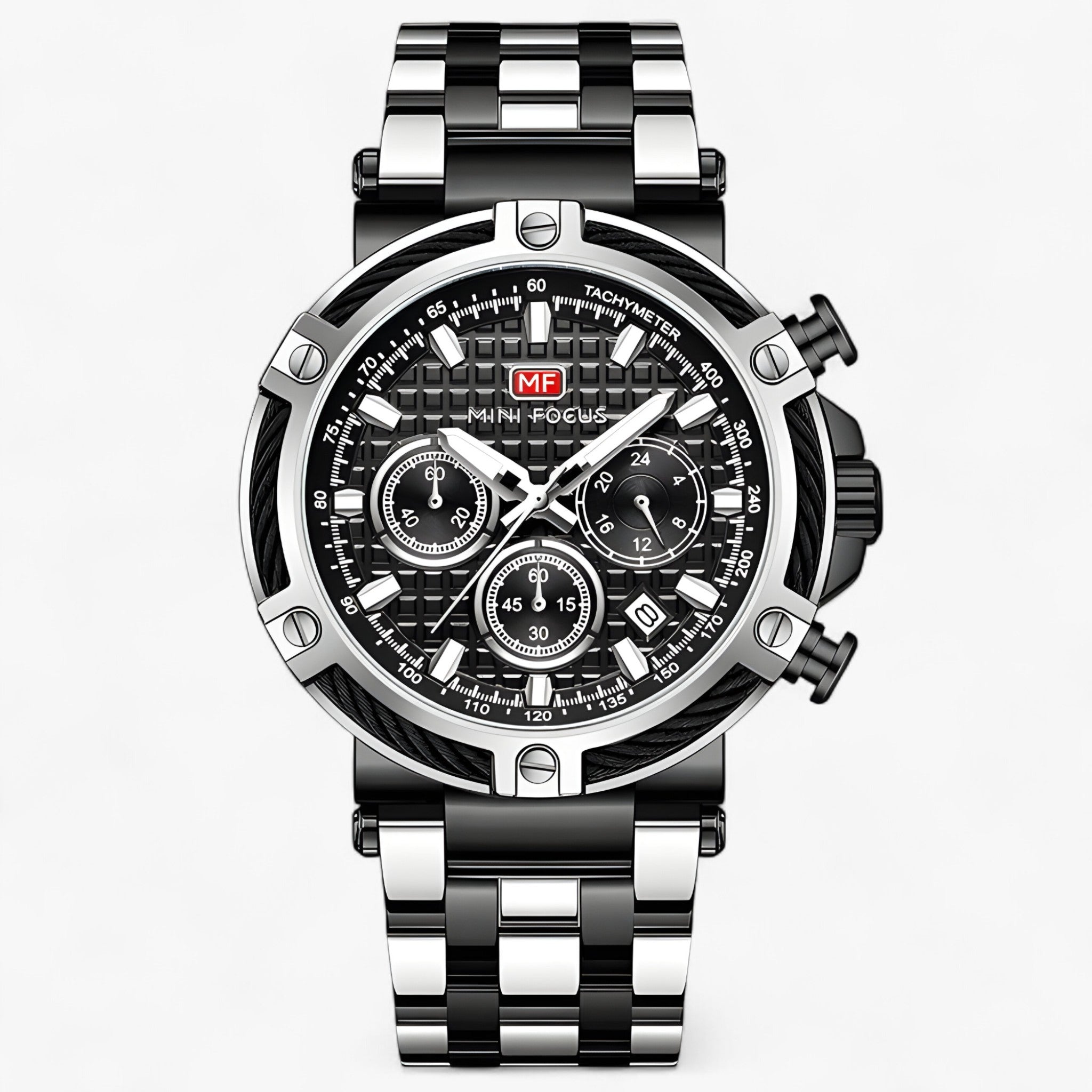 Dylan - Orologio da uomo - Argento Nero - watches WATCHES FOR MEN - Concept Palermo