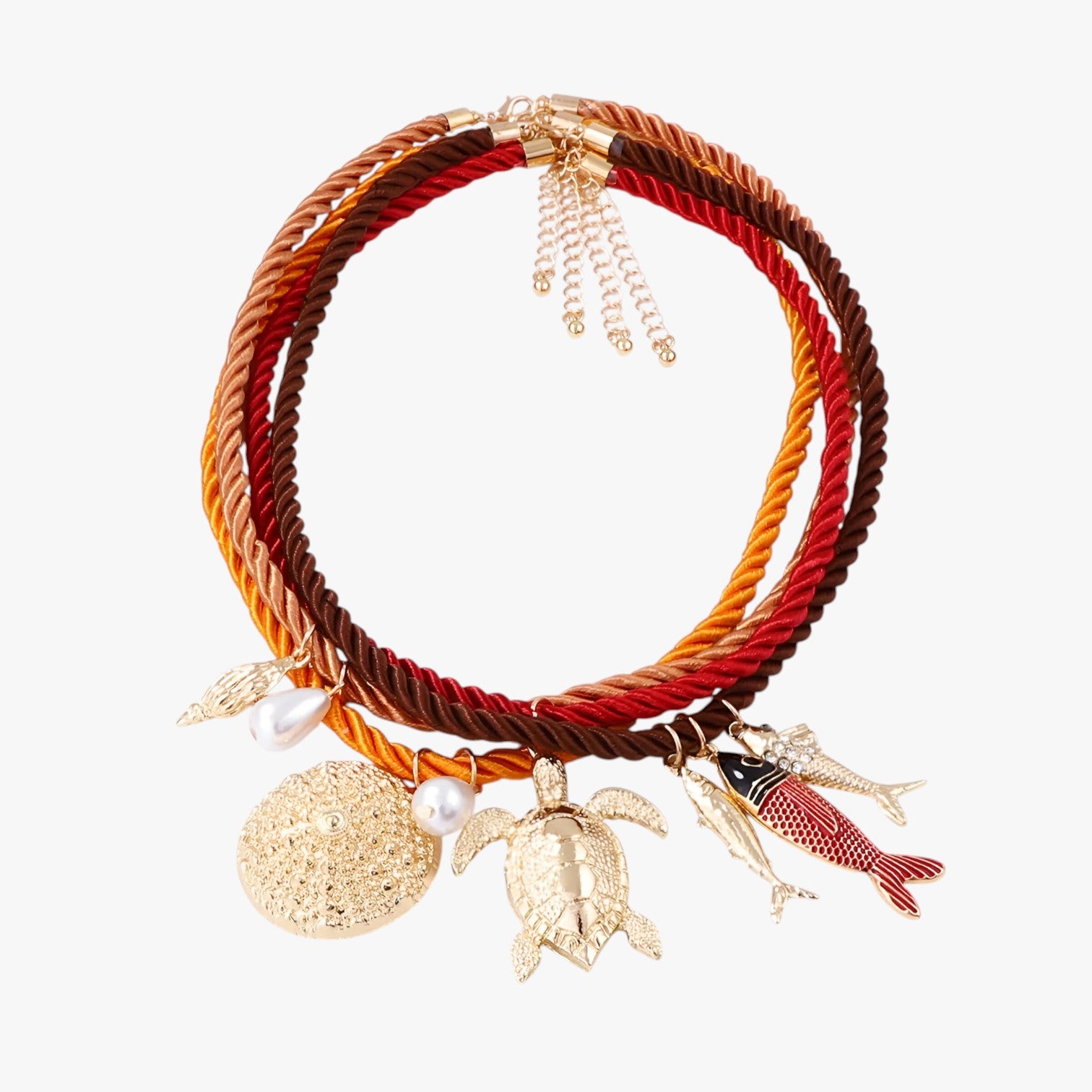 Rose | Collana ZAA Pendente animale con cordino estivo personalizzato - - elegant womens necklaces necklace NECKLACES Necklaces for Women - Concept Palermo