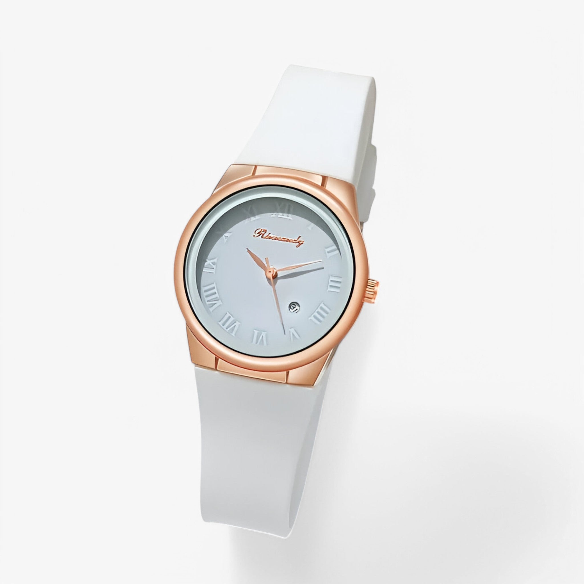 Sofia | Orologio al quarzo da donna con cinturino sportivo in silicone - Bianca - watch for women - Concept Palermo