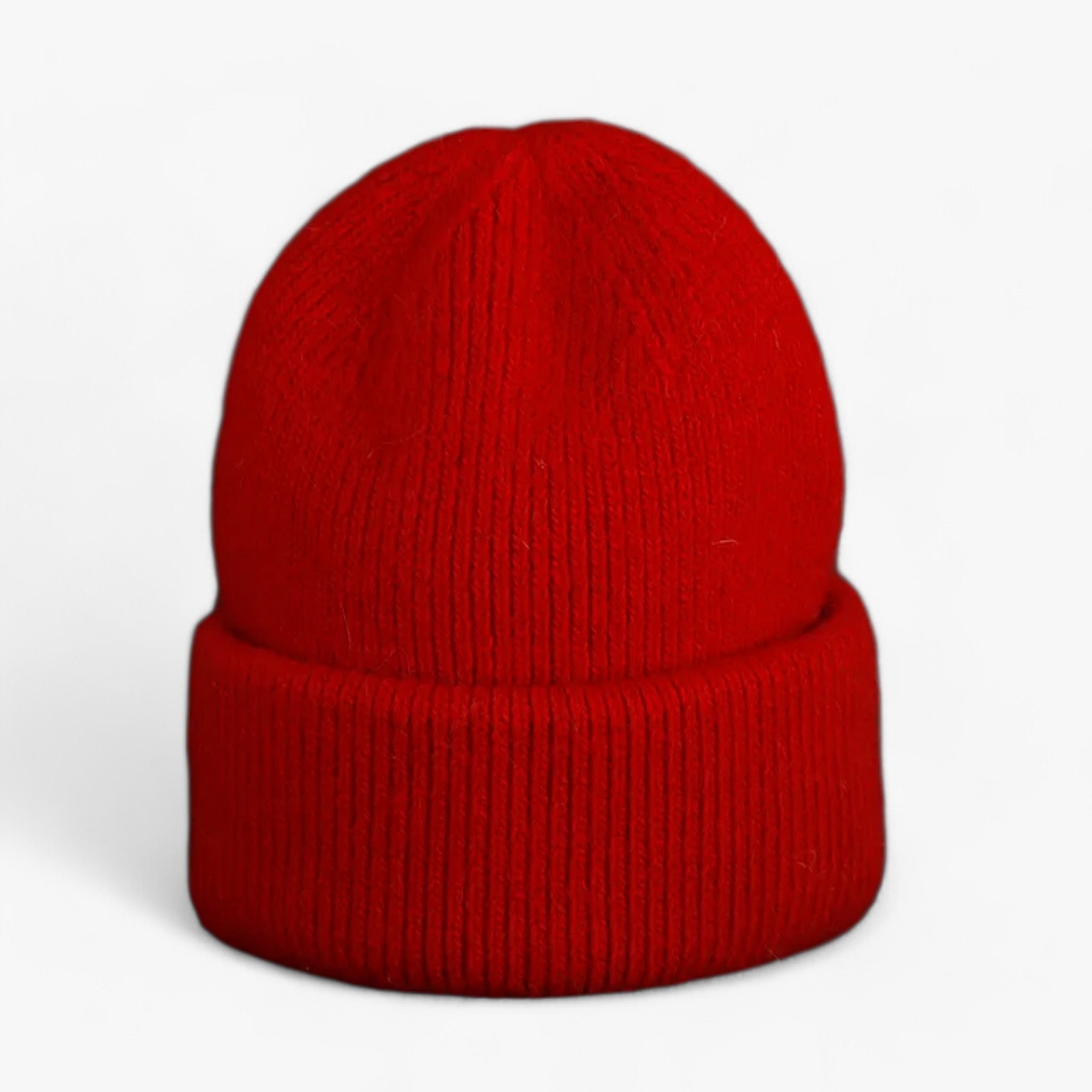 Elle | Cappello invernale: calore lussuoso con vera pelliccia di coniglio - Rosso 54cm-60cm - bucket hats hat Sun Hats - Concept Palermo