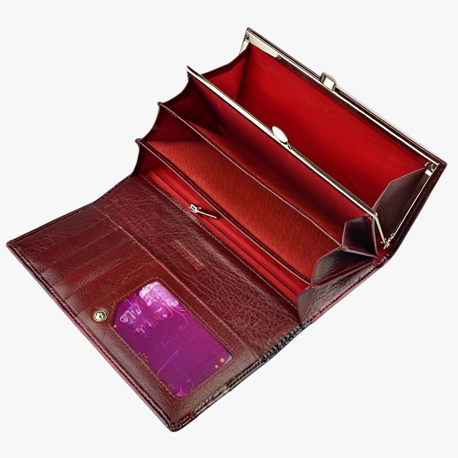 Stacie | Stile e sostenibile - Portafoglio da donna in pelle con ampia suddivisione - - wallet womens wallet - Concept Palermo