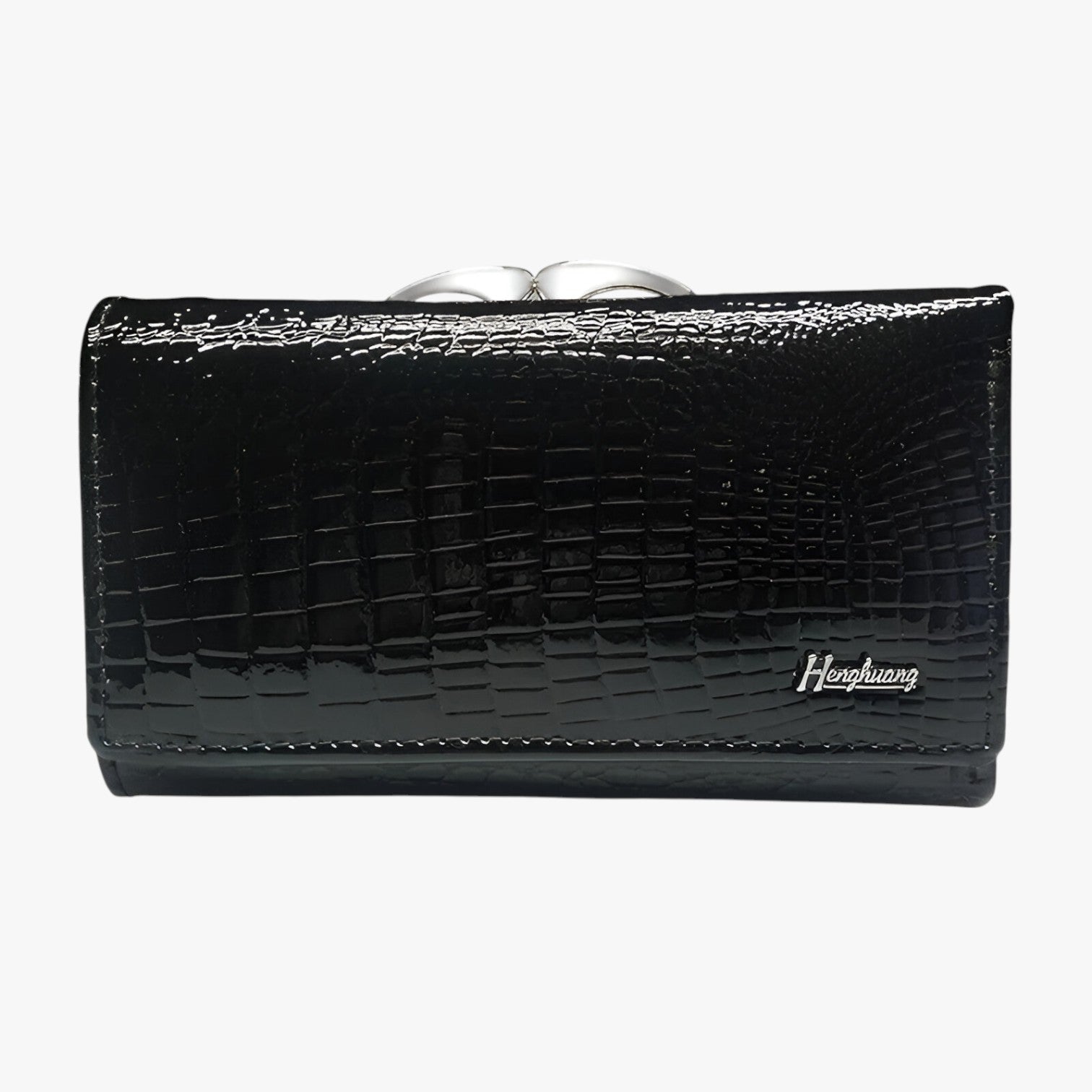 Regina | Portafoglio da donna in pelle di lusso - Elegante e pratico - nero - wallet womens wallet - Concept Palermo