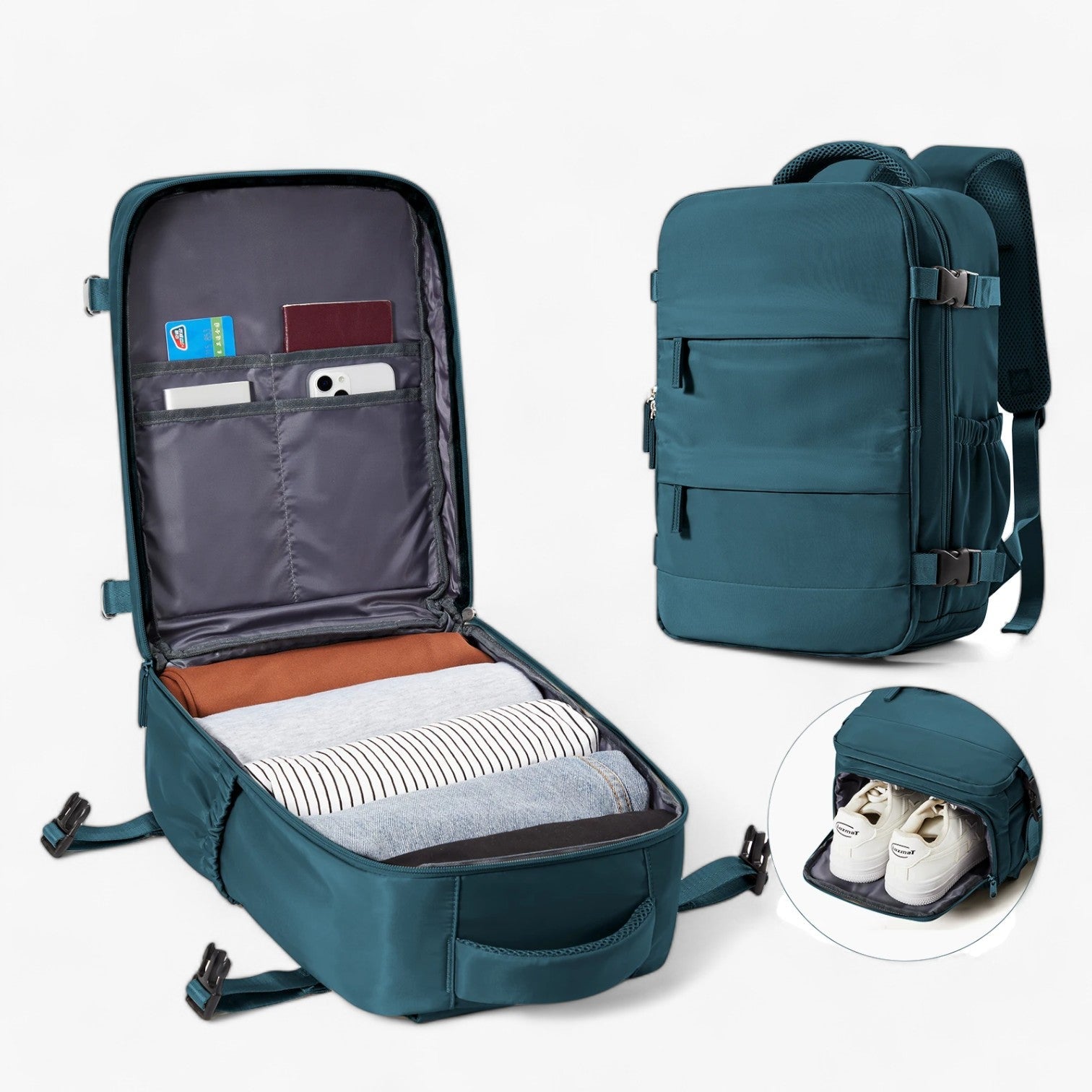 Hampus | Zaino Compatto da Cabina - Pratico e Stiloso - - bag mens bag travel bag - Concept Palermo