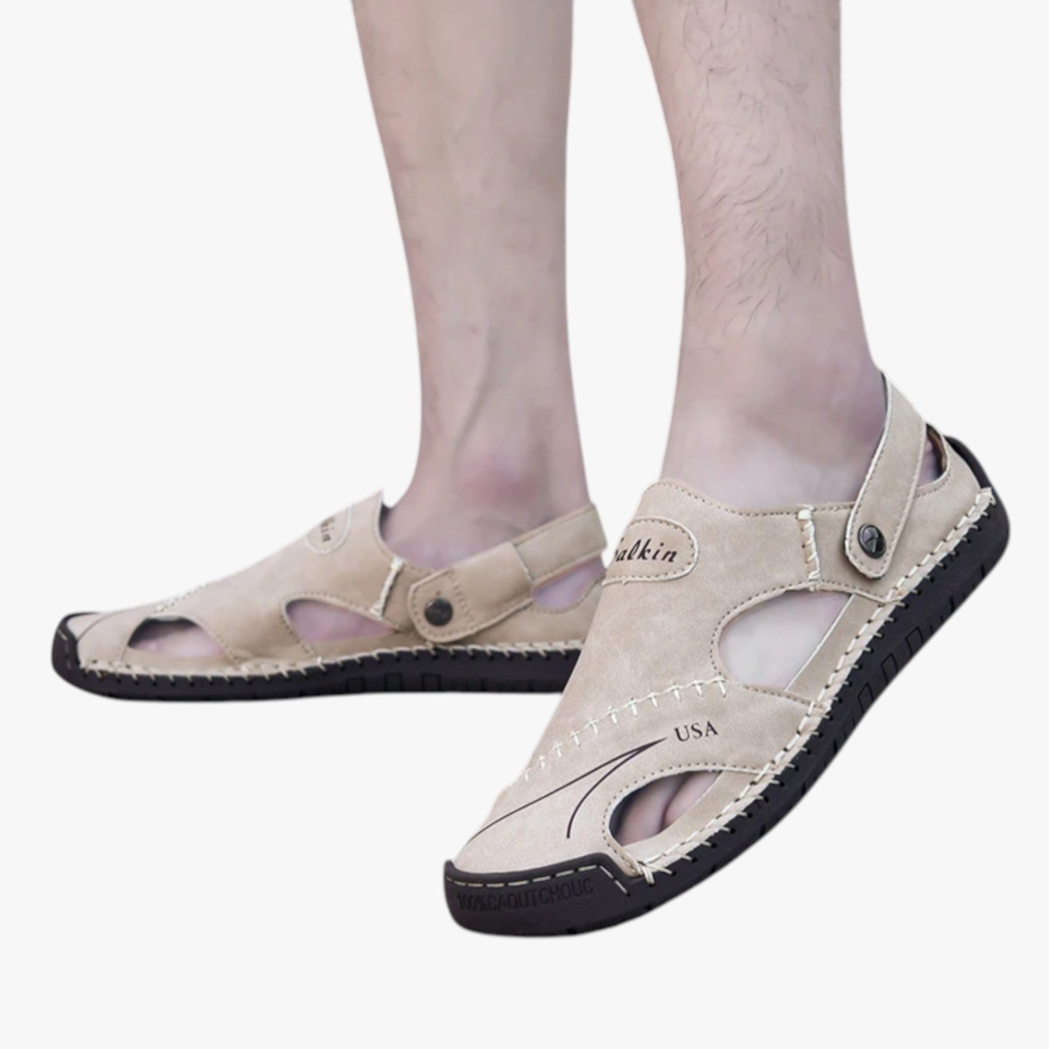 Owen | Sandali estivi da uomo - Pelle traspirante e suola antiscivolo per un tocco di stile - - casual sandals stylish sandals women sandals - Concept Palermo