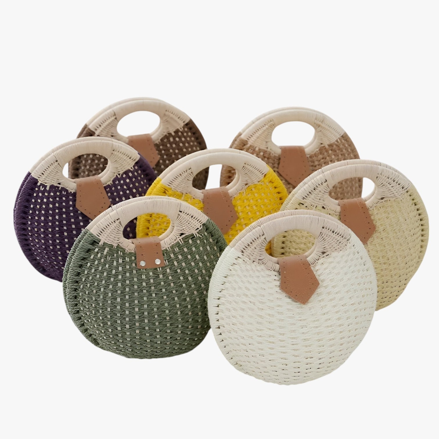 Gianna | Borsa estiva in rattan – Leggera, Elegante e Versatile - - handbags Women's handbags - Concept Palermo