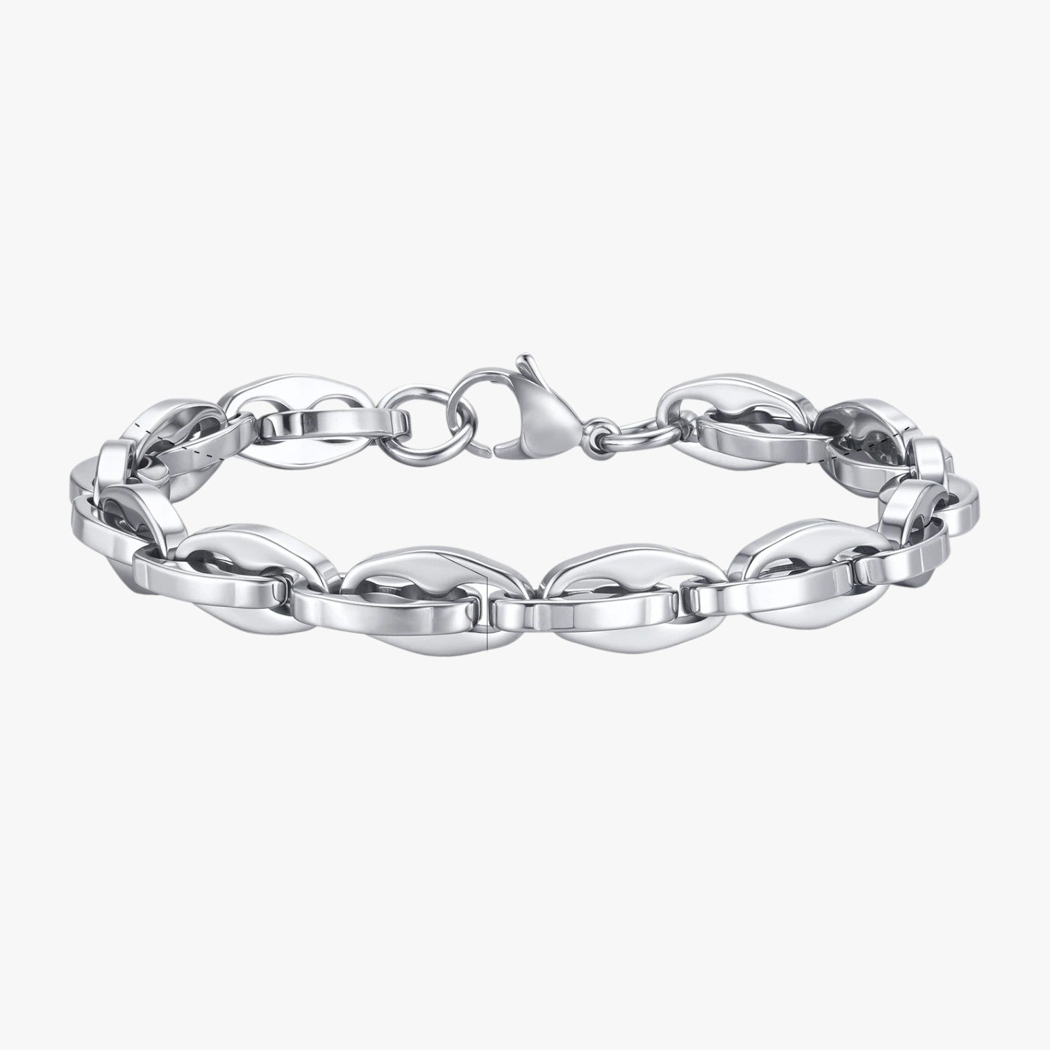 Ivan | Bracciale Uomo Acciaio Impermeabile Vnox - argento - BRACELET bracelet for men BRACELETS mens bracelet - Concept Palermo
