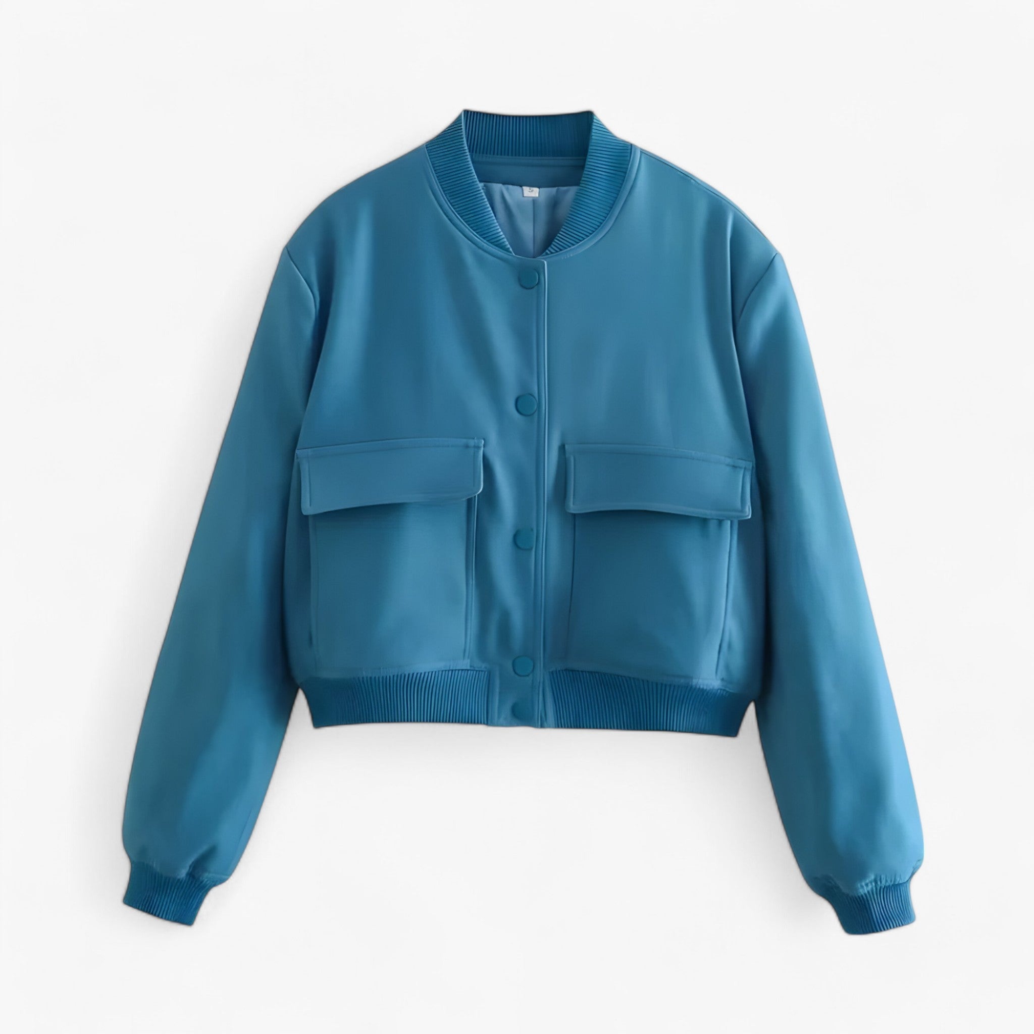 Skyler | Giacca aviatore bomber per donne – Crop autunno/inverno - blu - - Concept Palermo