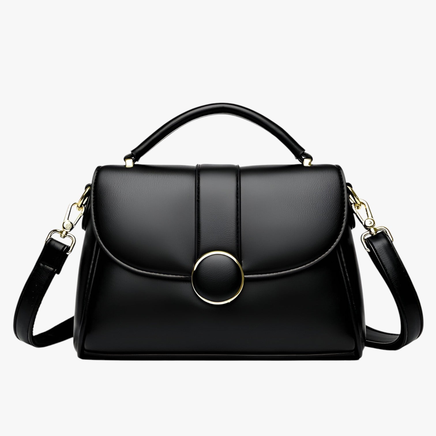 Suzy | Elegante borsa a tracolla firmata - Nero - Bags handbags women bags Women's handbags - Concept Palermo