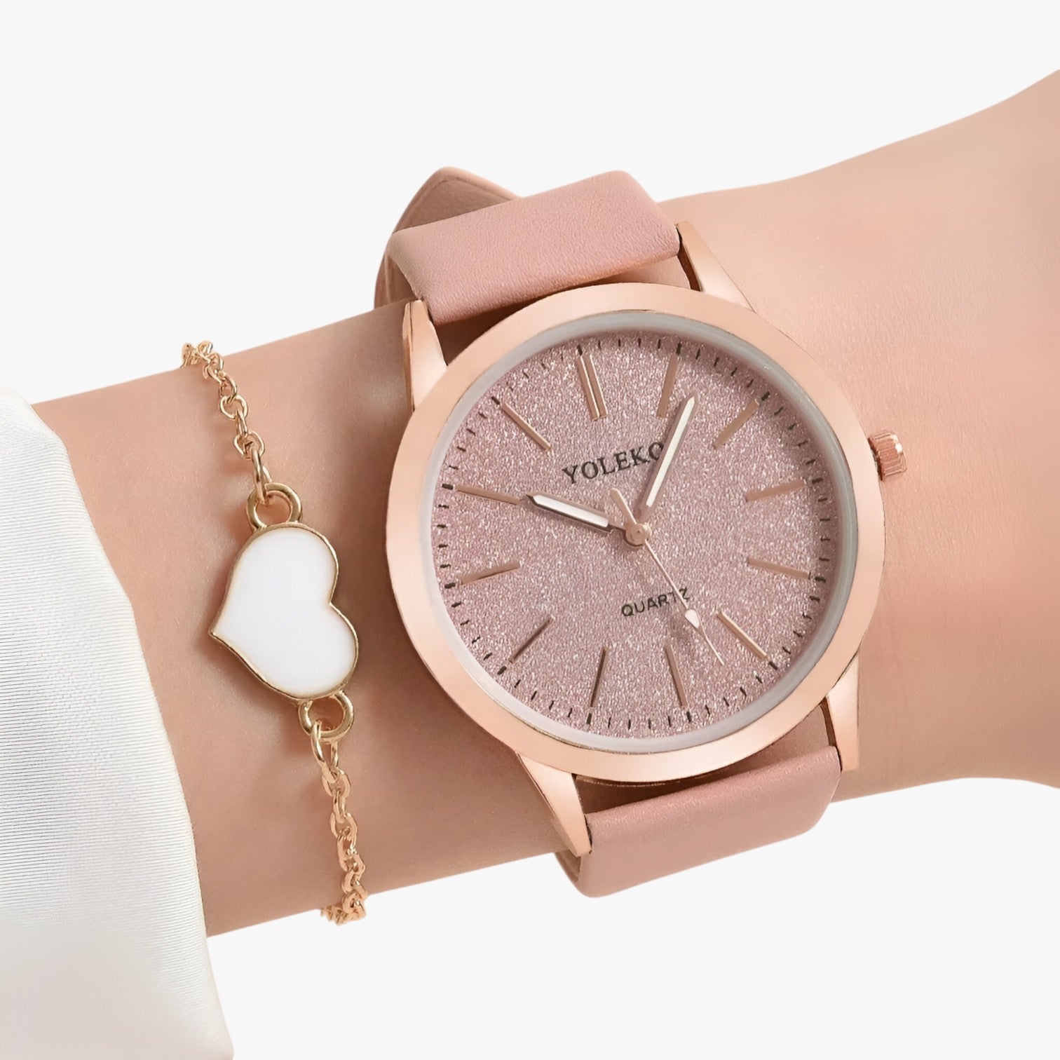 Nova | Set Eleganza Femminile 2 Orologi da Donna in Pelle e Bracciale, Stile Lusso al Polso - - female watch ladies watch watch watch for women watches wrist watches for women - Concept Palermo
