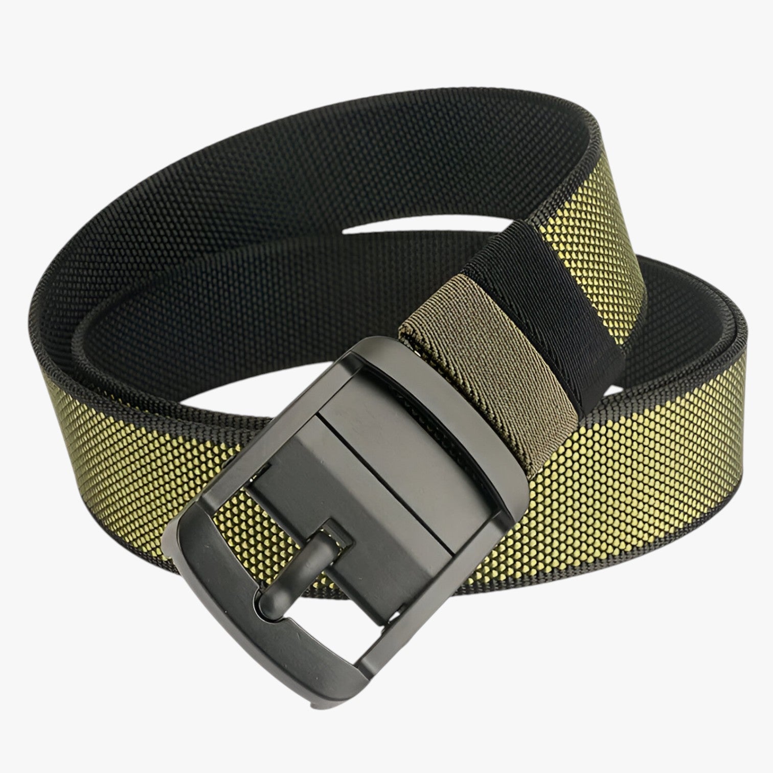 Diether | Cintura reversibile in nylon: 2 look in 1 per ogni stile - verde-nero 120cm - Belts belts for men Mens belt - Concept Palermo