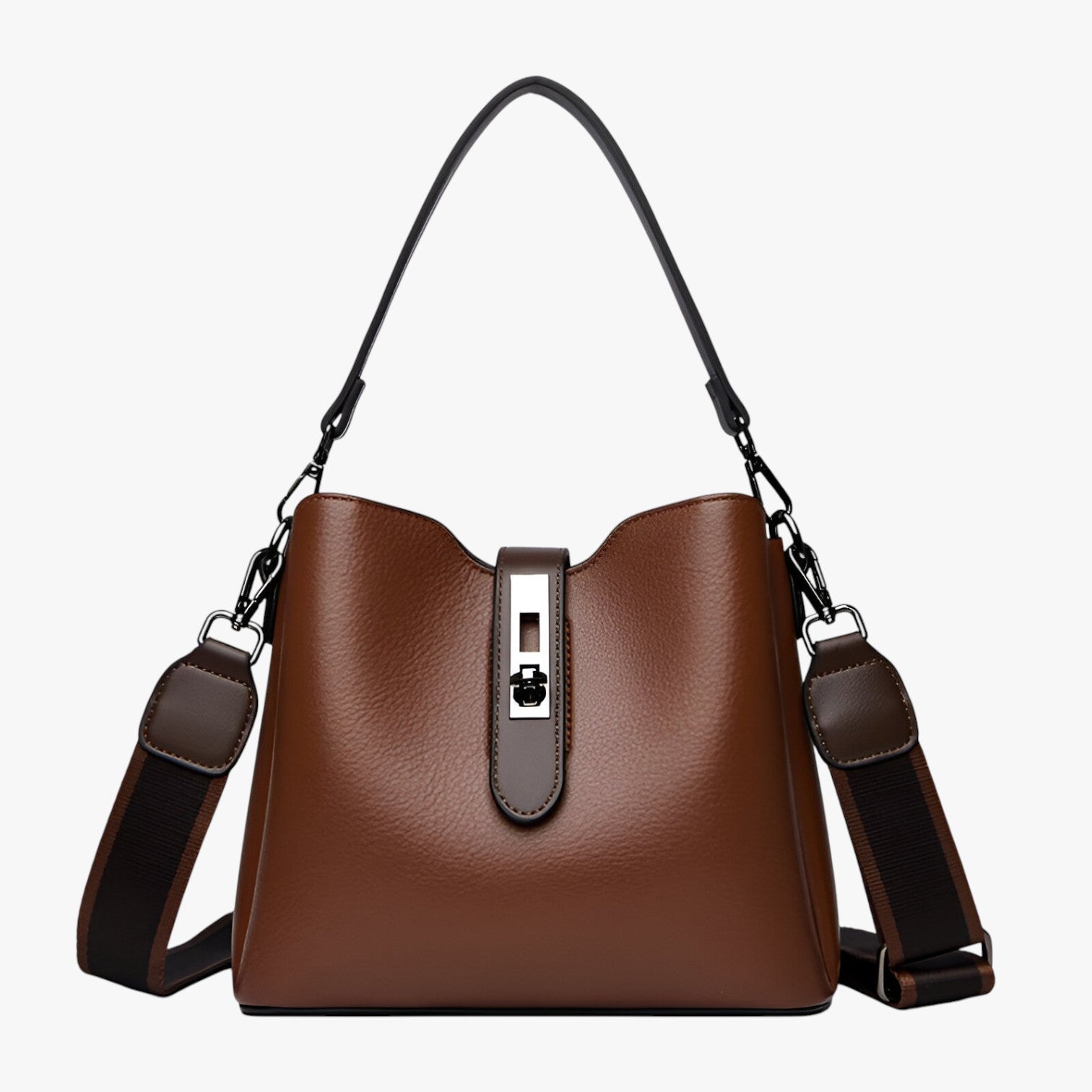Mia | Elegante borsa a tracolla in pelle per l'eleganza di tutti i giorni - Caramello - Bags handbags women bags Women's handbags - Concept Palermo