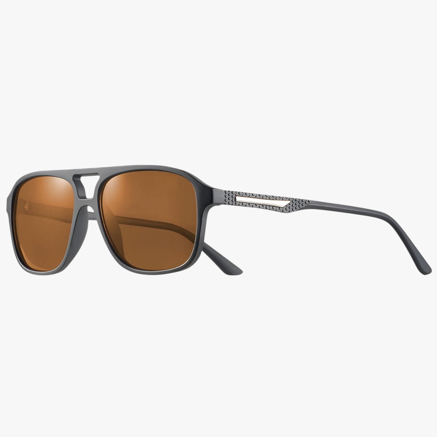 Harrison | Occhiali da sole quadrati retrò con protezione UV400 e visione notturna - C2 Marrone altro - mens sunglasses Polarized man sunglasses Square Sunglasses Sunglasses sunglasses polarized men - Concept Palermo