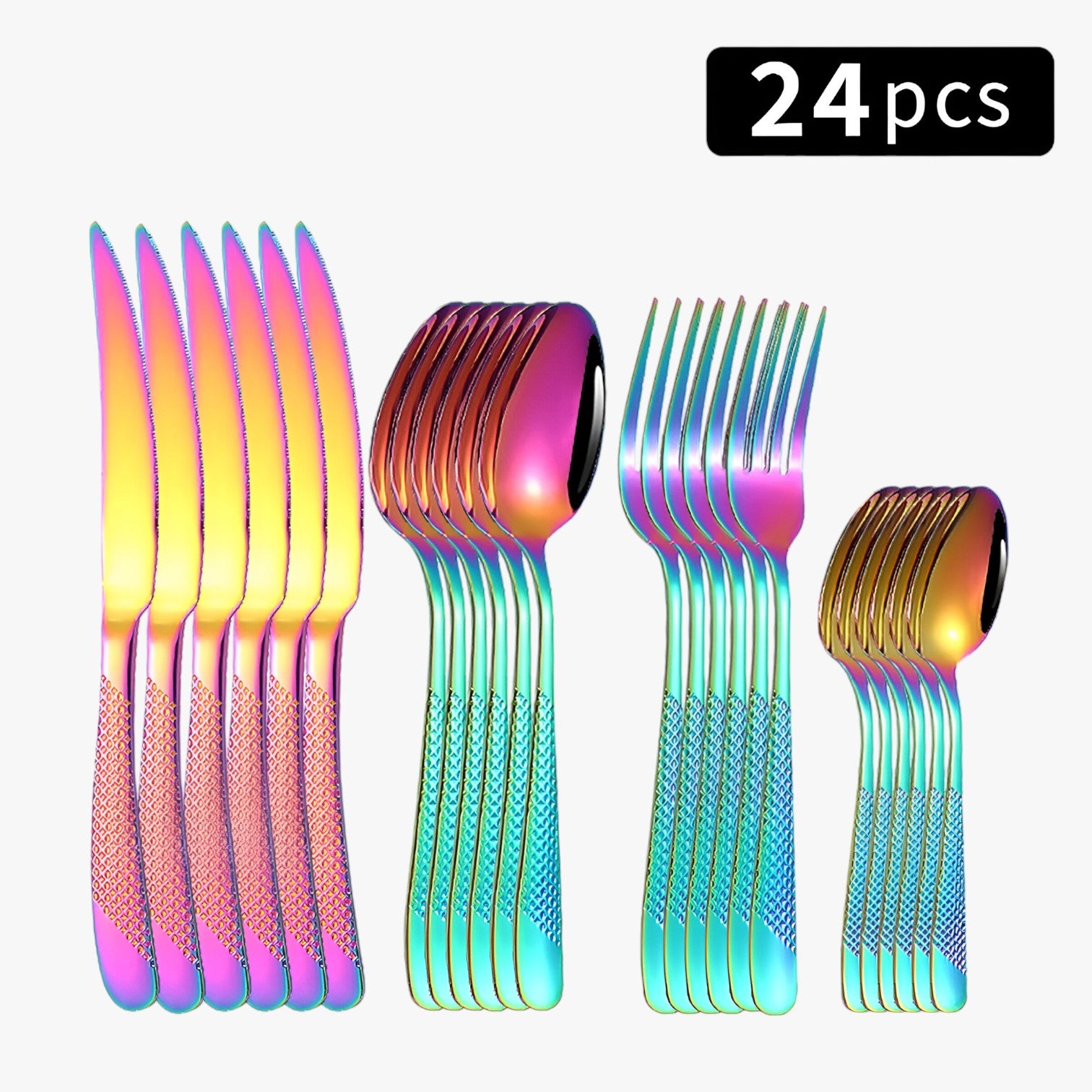 Kaeli | Set posate in acciaio per tutta la famiglia - colore - Kitchen kitchen utensil Kitchen Utensils - Concept Palermo