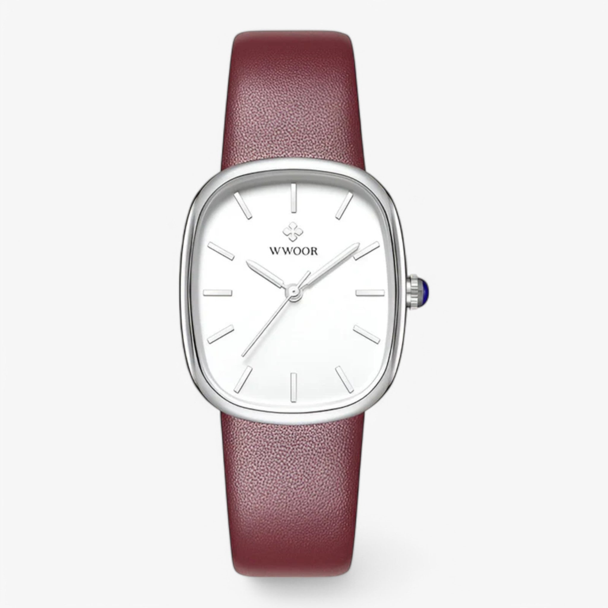 Lena | Elegante orologio in pelle - Rosso - watches wrist watches for women - Concept Palermo