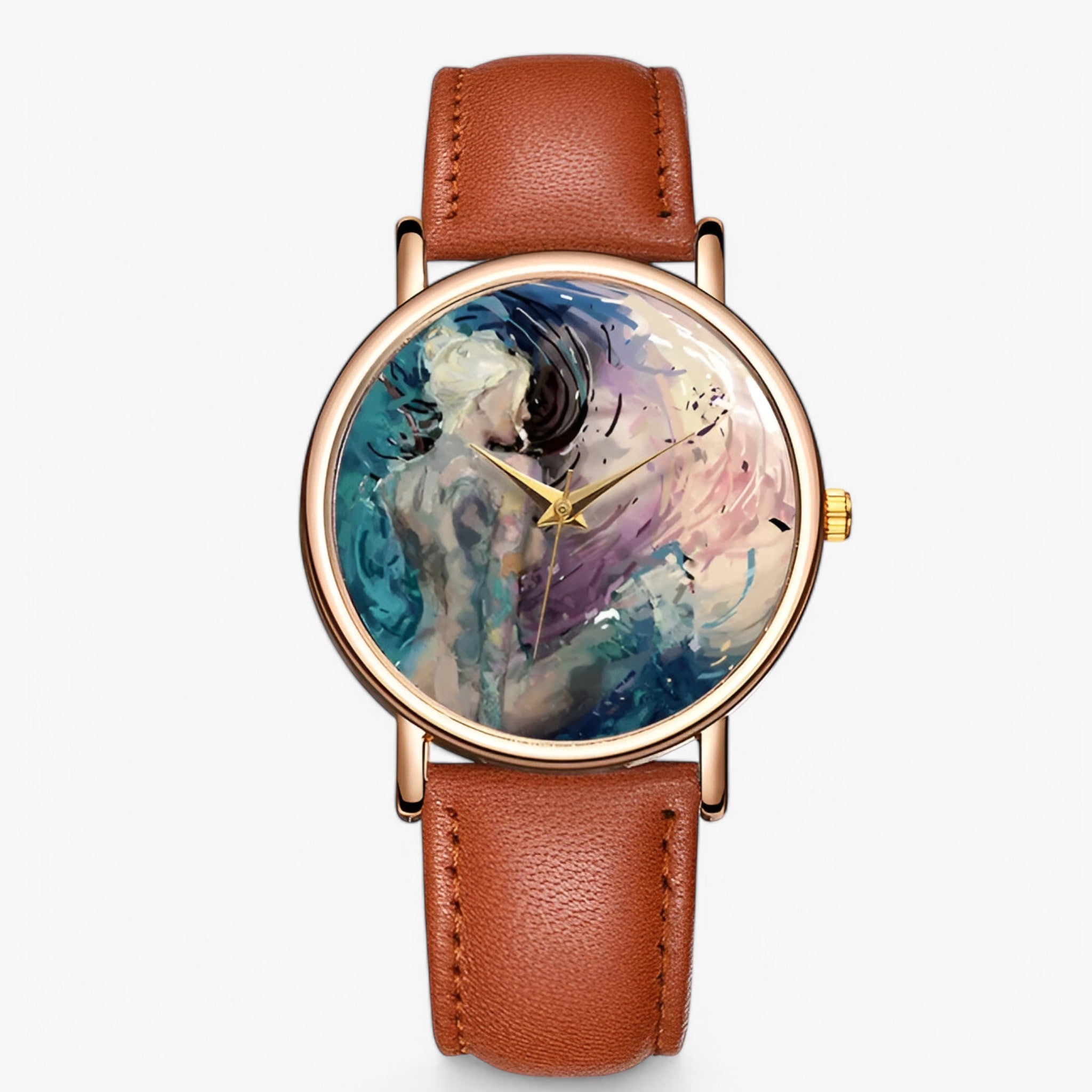 Alison | Orologio da donna leggero con quadrante a specchio e resistente all’acqua - Marrone chiaro - female watch watch for women - Concept Palermo