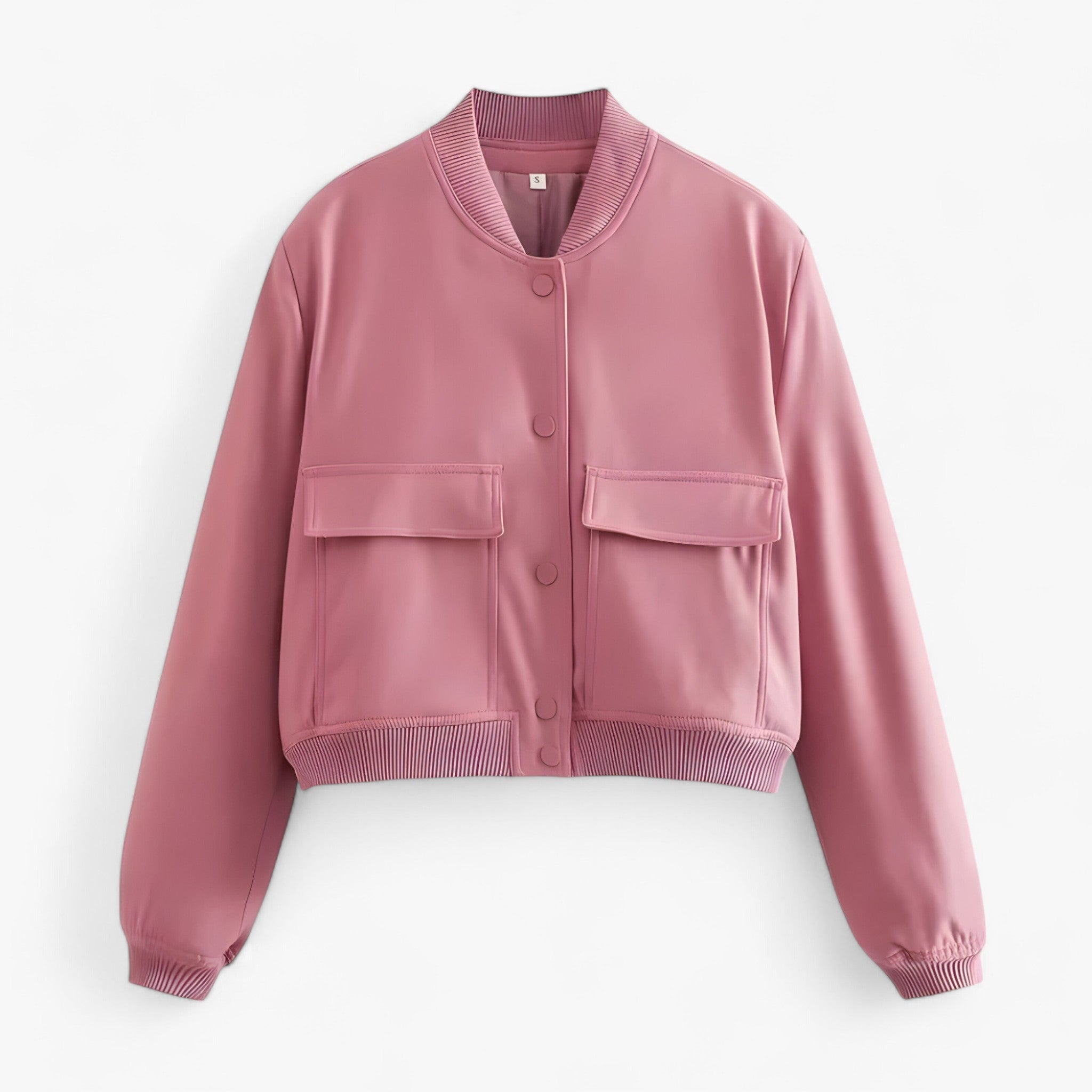 Skyler | Giacca aviatore bomber per donne – Crop autunno/inverno - rosa - - Concept Palermo