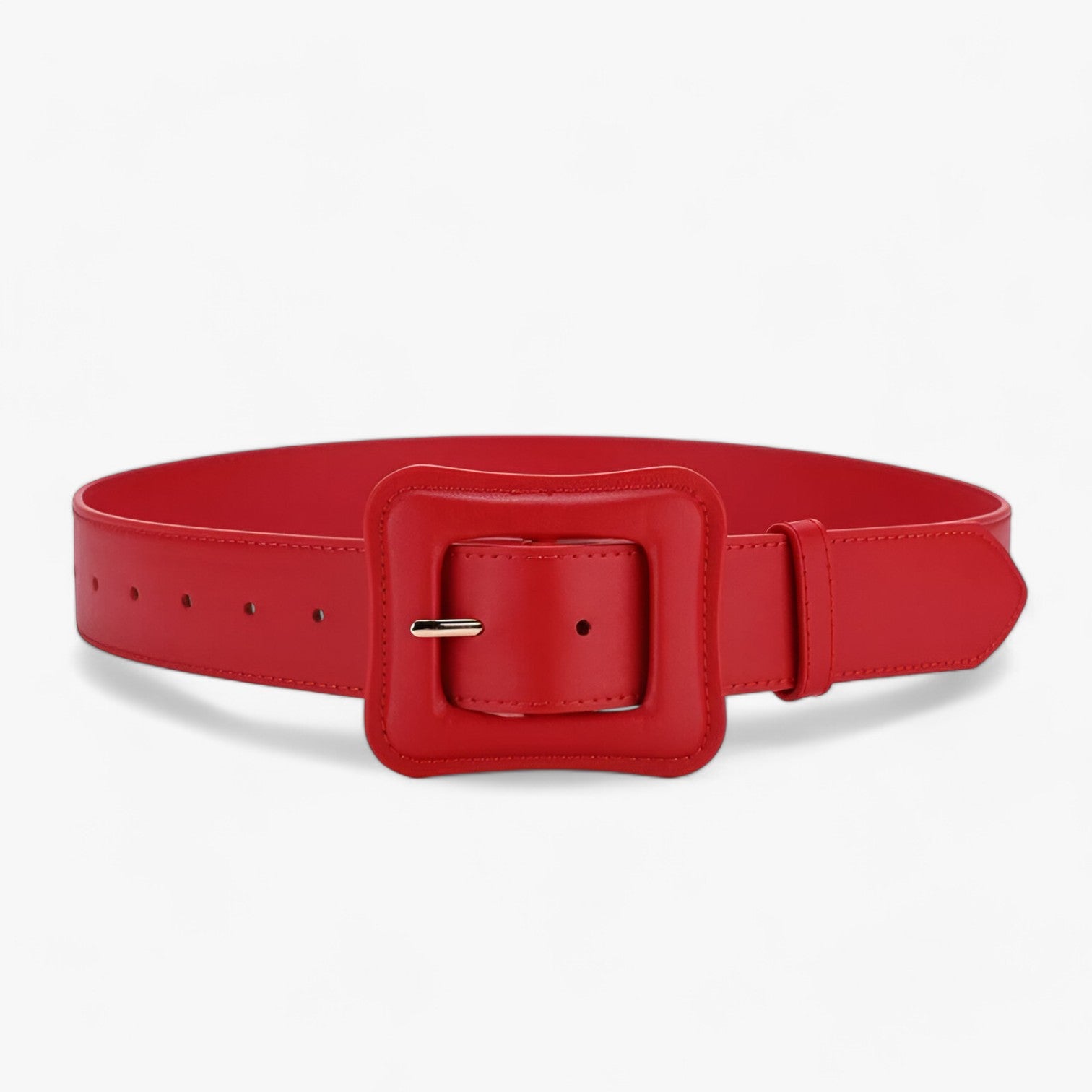 Arya | Cintura Larga in Pelle – Fascino Vintage Senza Tempo - Rosso 100cm - belt buckle women Belts waist belt for women - Concept Palermo