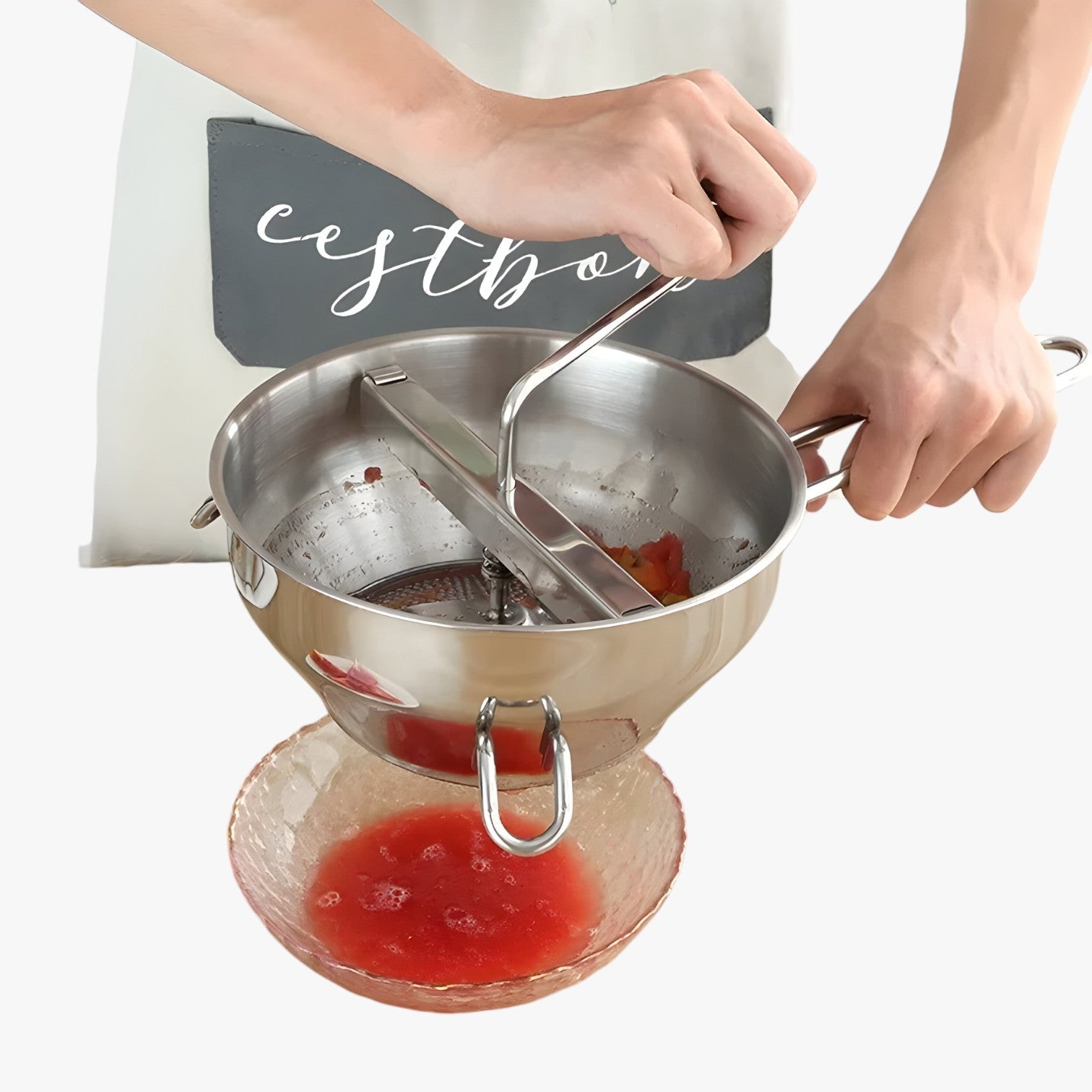 Zente | Stecco per Patate in Acciaio Inossidabile – Purè Perfetto e Altro - - Kitchen kitchen accessory kitchen tools - Concept Palermo