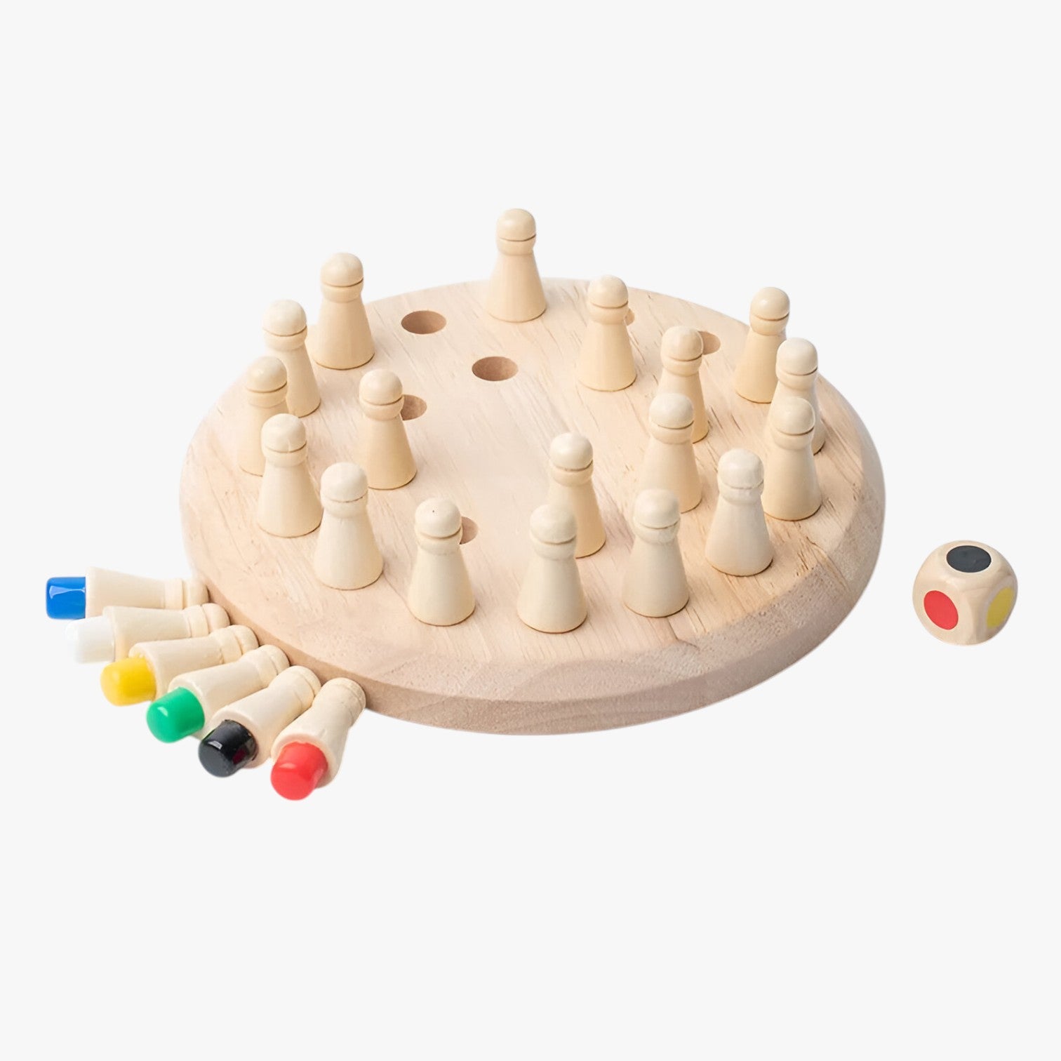 Valentina | Tavolo Memory in Legno con Puzzle Cognitivi - Scacchi di Memoria - kids toys toys toys for kids - Concept Palermo