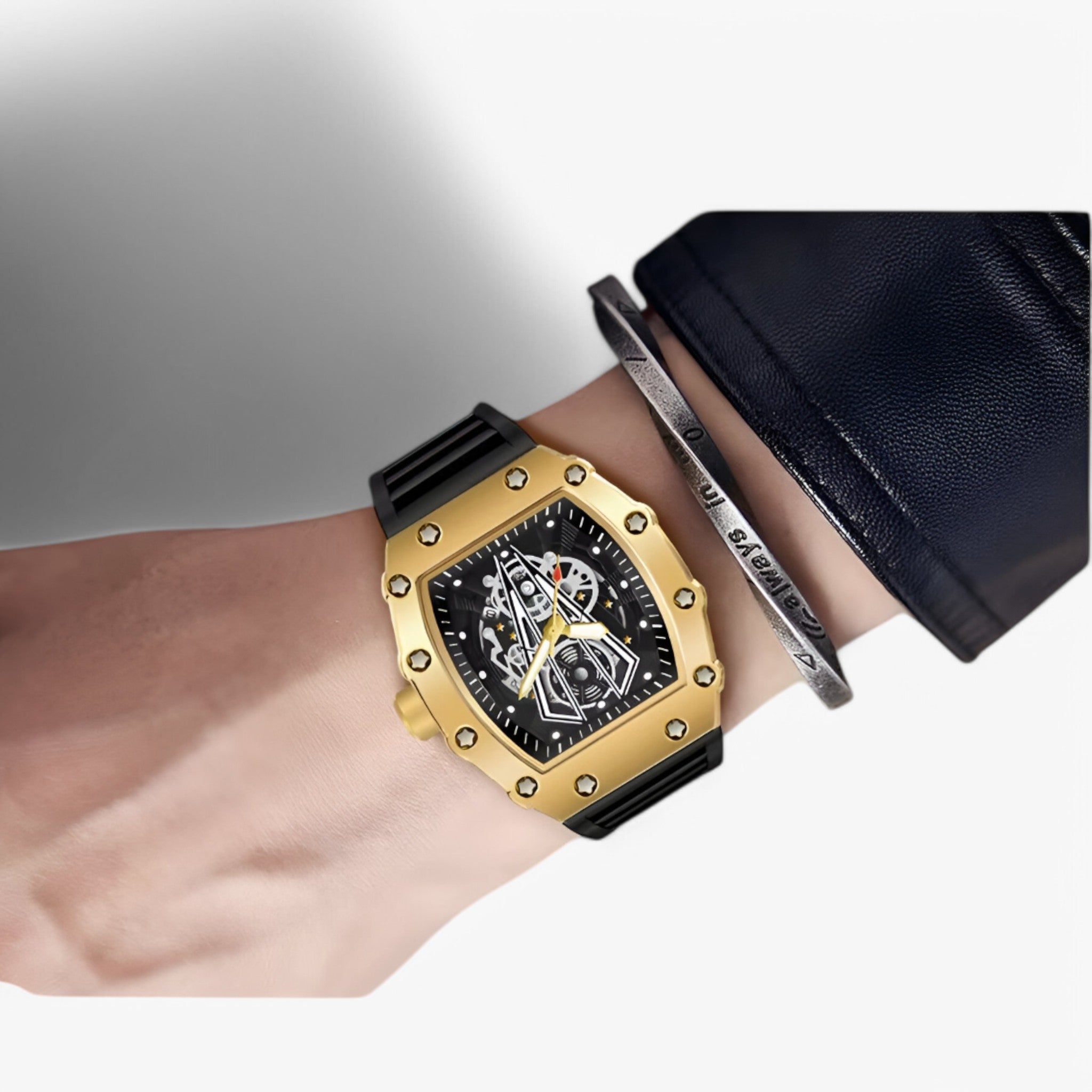 Adelmo | Orologio sportivo di lusso quadrato - - - Concept Palermo