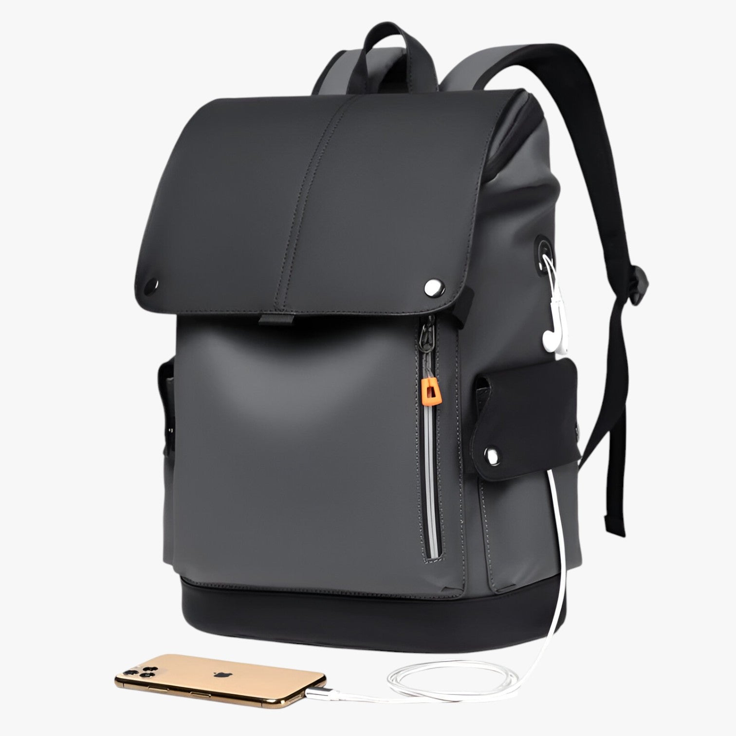 Joacquin | Zaino per Laptop Impermeabile Elegante con Carica USB - - Backpacks Bags mens bag - Concept Palermo