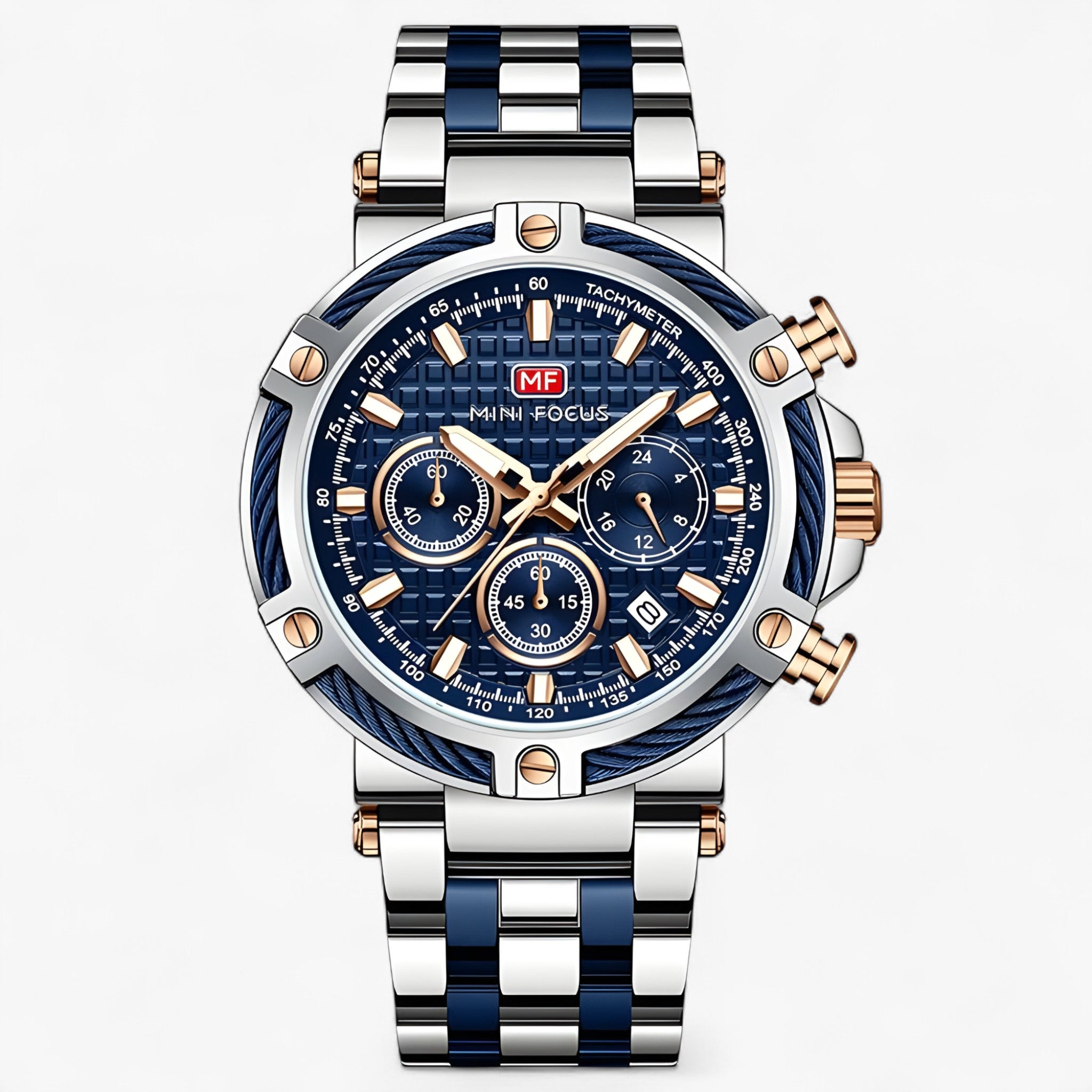 Dylan - Orologio da uomo - Argento Blu - watches WATCHES FOR MEN - Concept Palermo