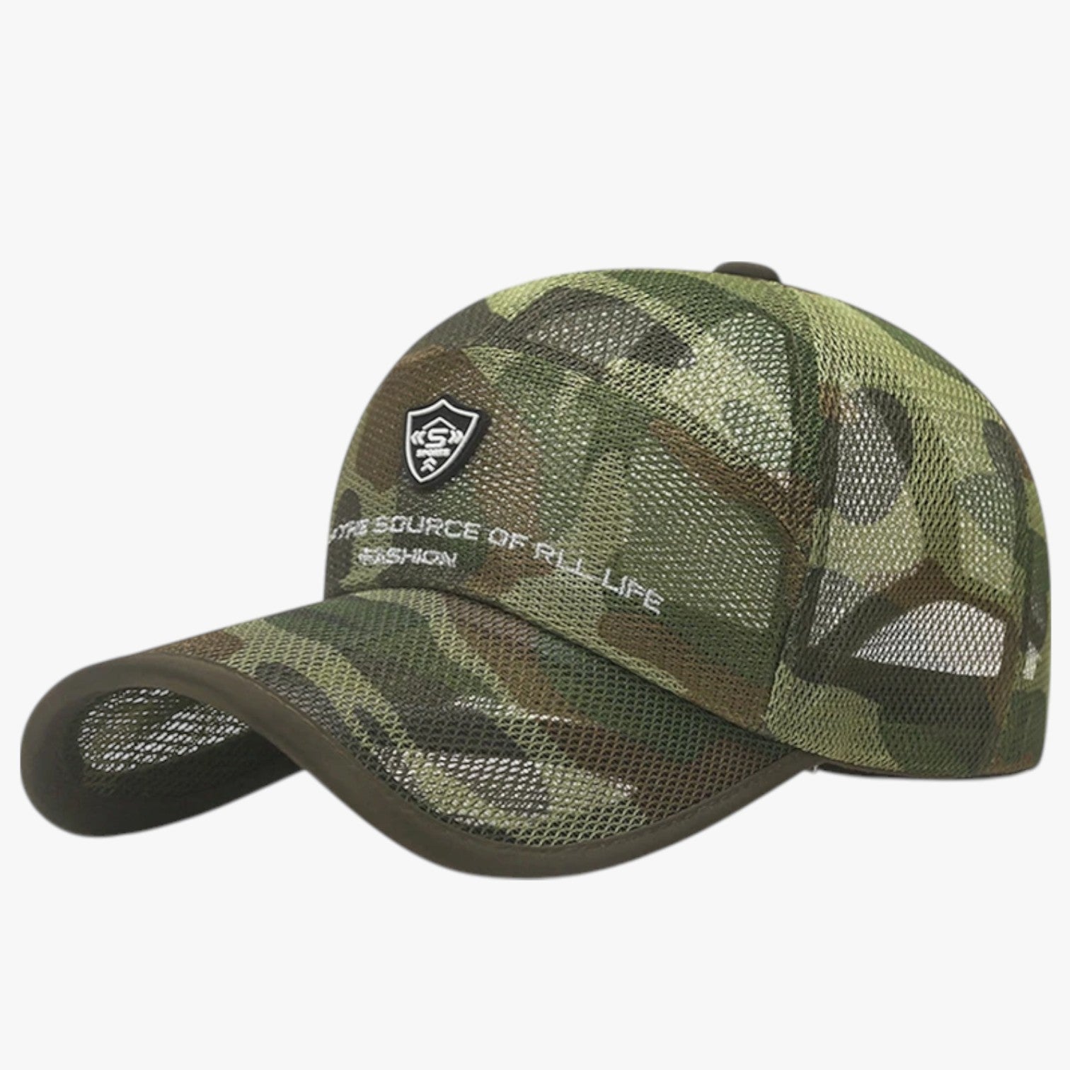 Brady | Cappello Sportivo Estivo Traspirante con Visiera Jungle - Verde militare - Baseball caps caps mens cap - Concept Palermo