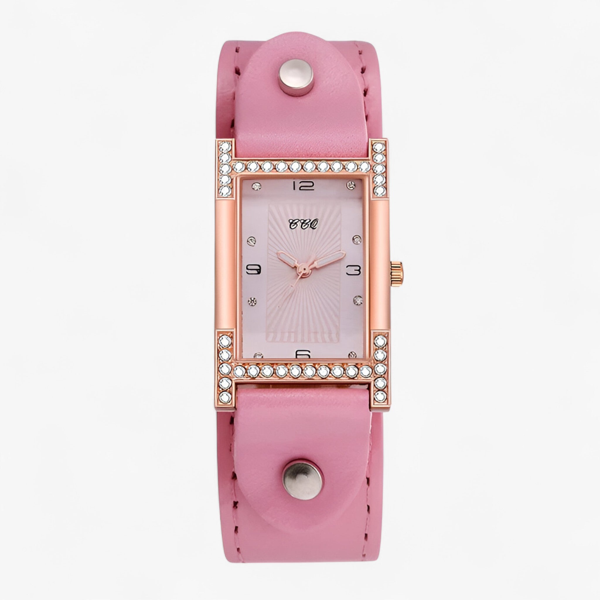 Orla | Orologio da donna al quarzo con cinturino in pelle per coppie - Rosa - female watch watch for women - Concept Palermo