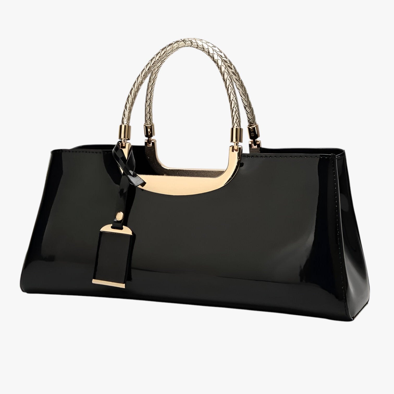 Adele | Borsa elegante in pelle leggera a spalla - Nero - bag Bags handbags women bags Women's handbags - Concept Palermo