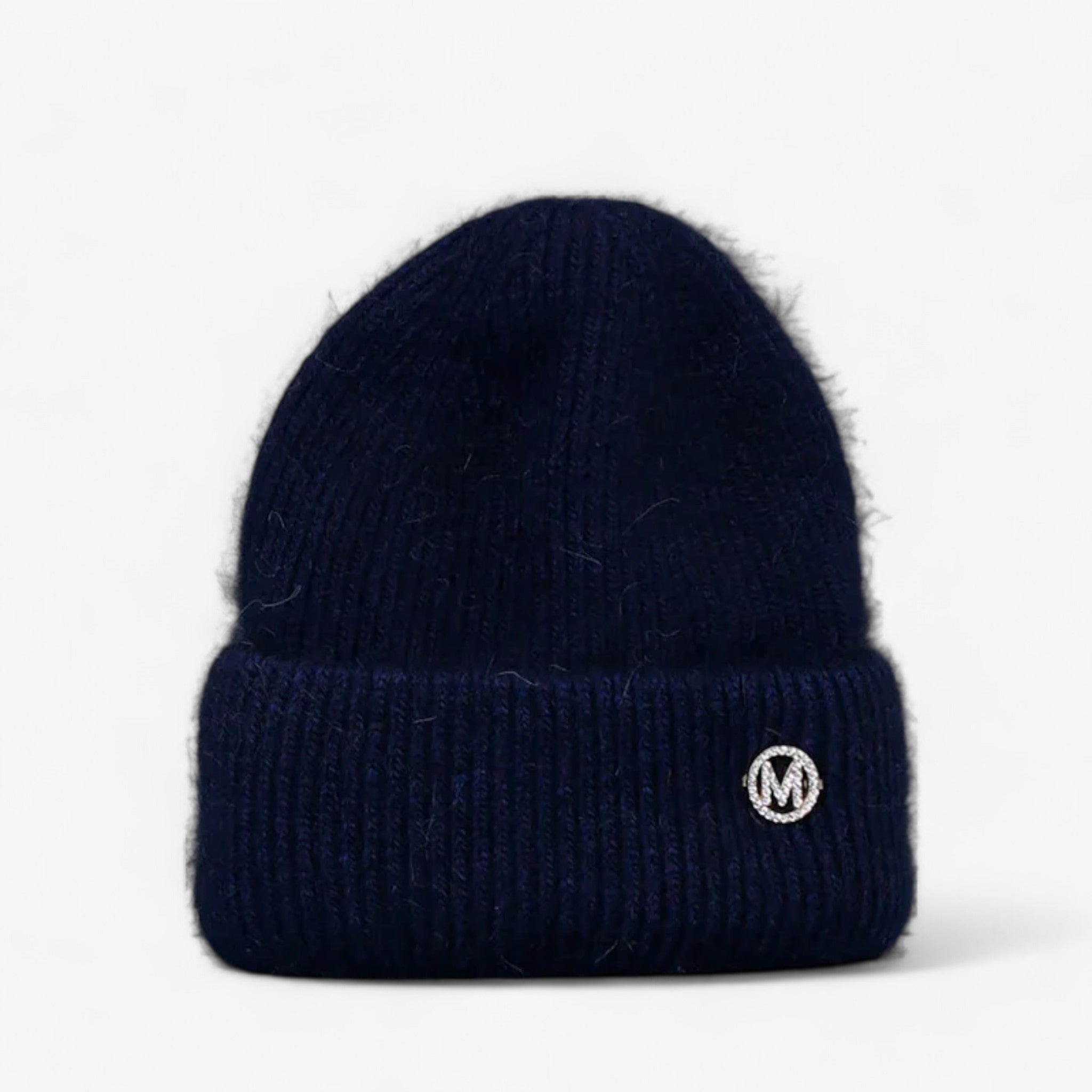 Elle | Cappello invernale: calore lussuoso con vera pelliccia di coniglio - Blu navy con M 54cm-60cm - bucket hats hat Sun Hats - Concept Palermo