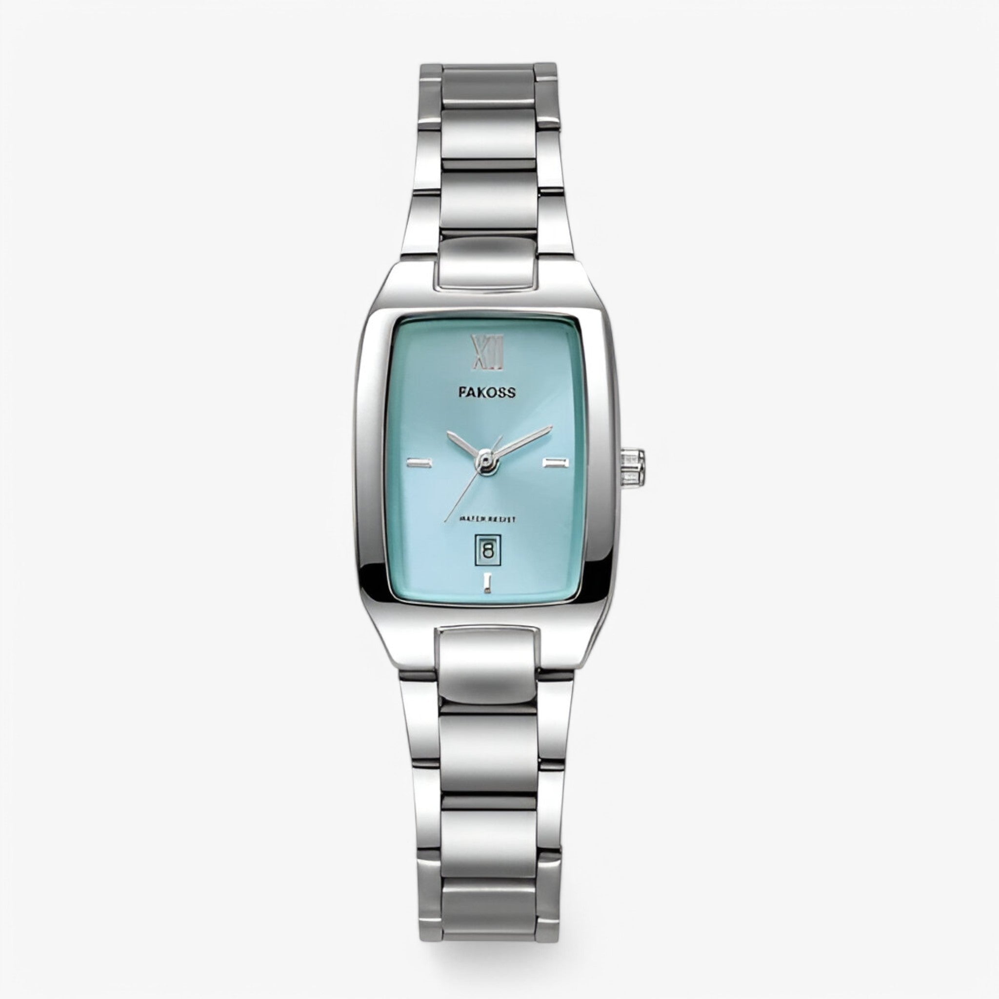 Ruth | Orologio da donna elegante al quarzo con quadrante quadrato - bianca blu - women watch - Concept Palermo