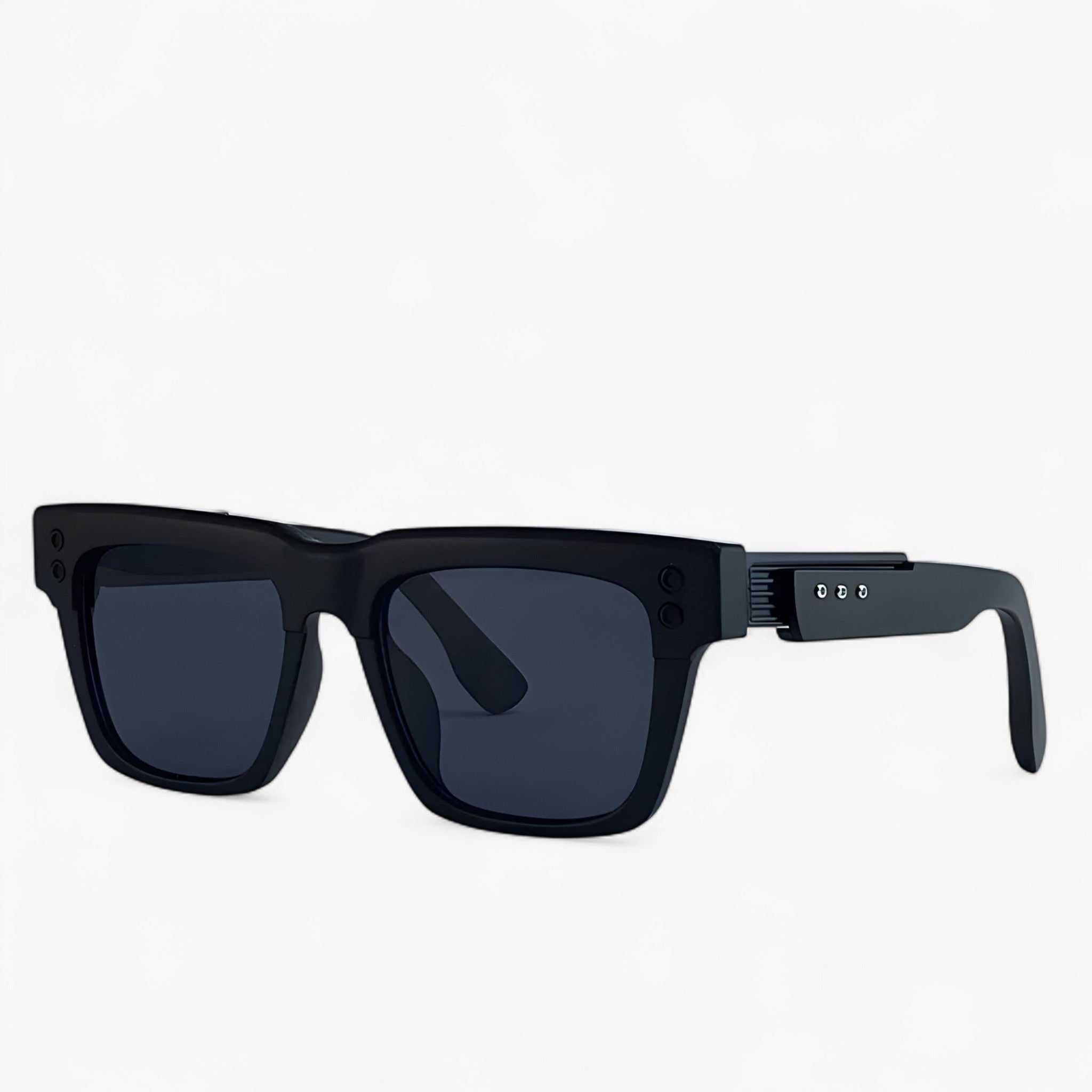 Damon | Occhiali da sole quadrati polarizzati steampunk - Nero completo - Fashion Sunglasses men sunglasses polarized mens sunglasses Polarized man sunglasses Sunglasses sunglasses polarized men - Concept Palermo