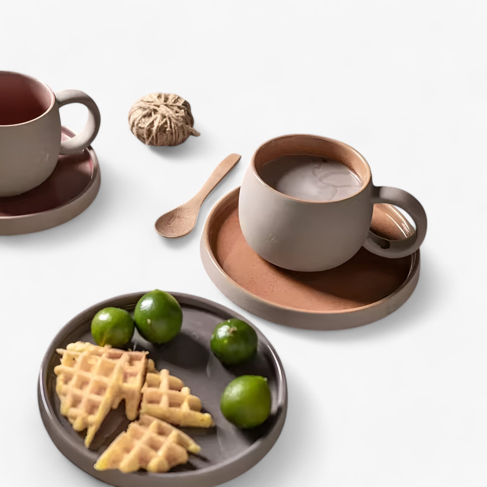 Sora | Set da caffè espresso giapponese minimalista con tazza e piattino - - - Concept Palermo