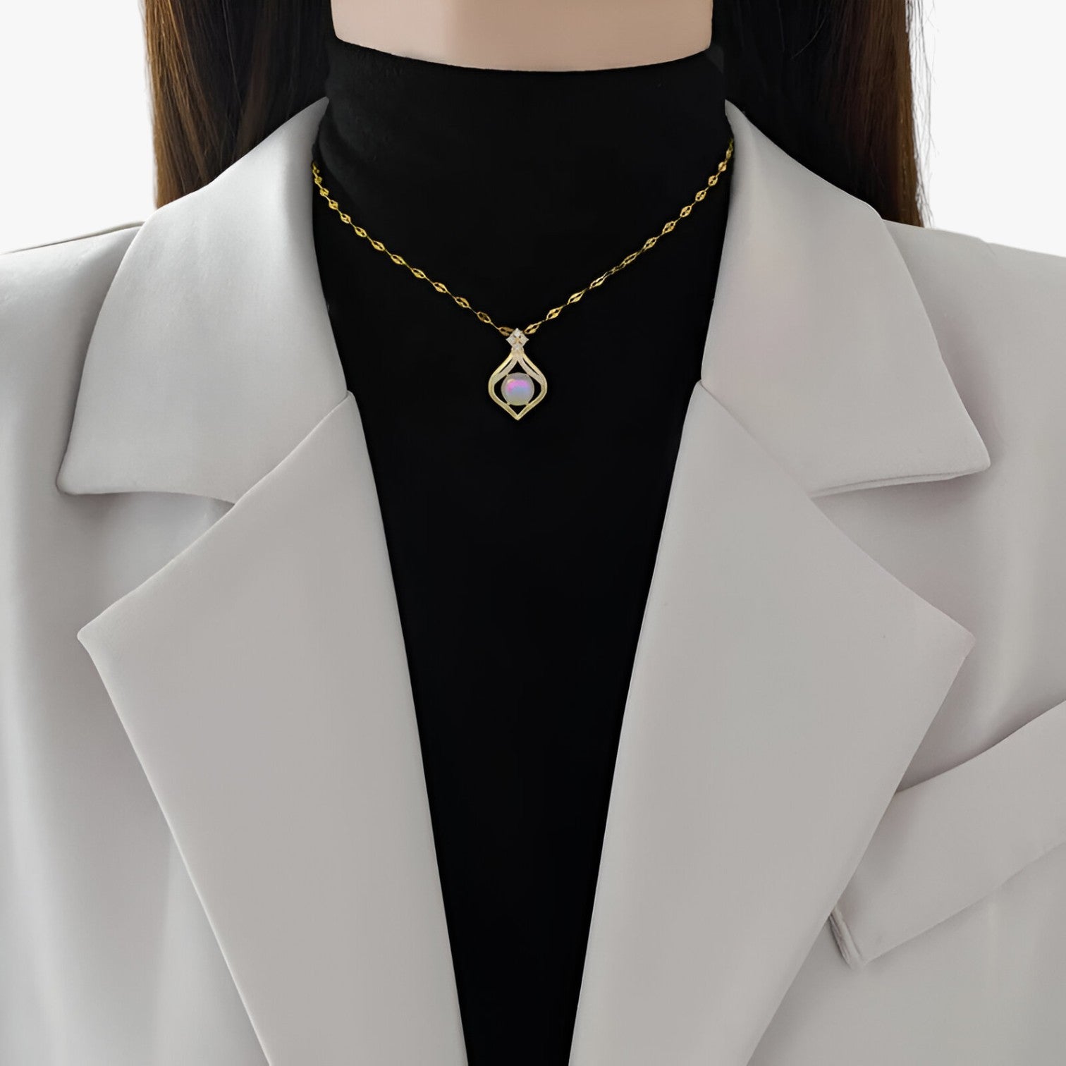 Ariella | Collana di perle sirena glamourosa - - elegant womens necklaces Necklace NECKLACES Necklaces for Women - Concept Palermo