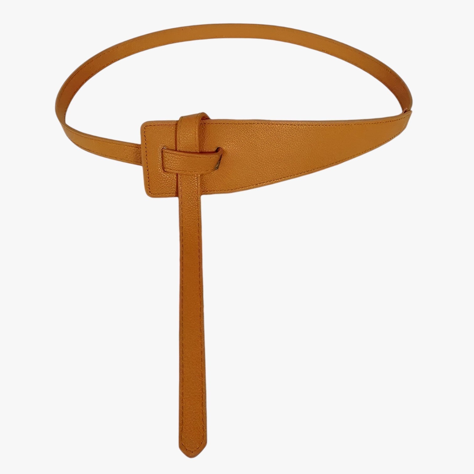 Florence | Cintura a nodo morbido per accenti stilosi - Arancione 120cm - Belts waist belt for women - Concept Palermo