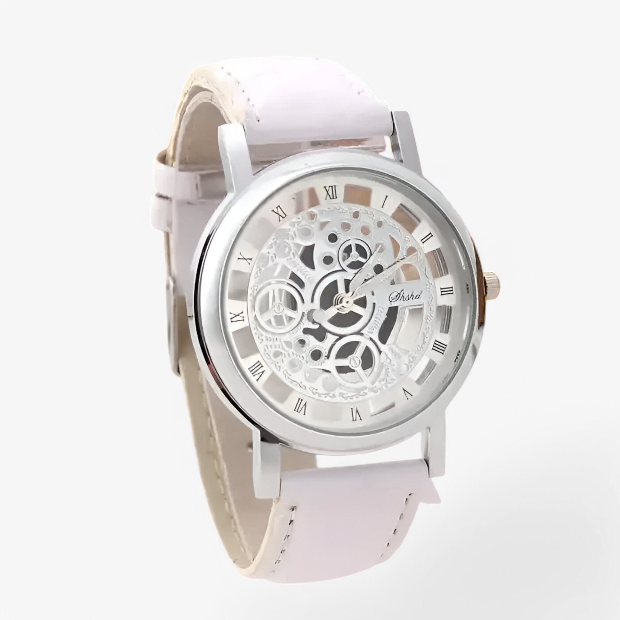 Oliver | Orologio al quarzo con cinturino in pelle e quadrante romano - bianco argento - - Concept Palermo